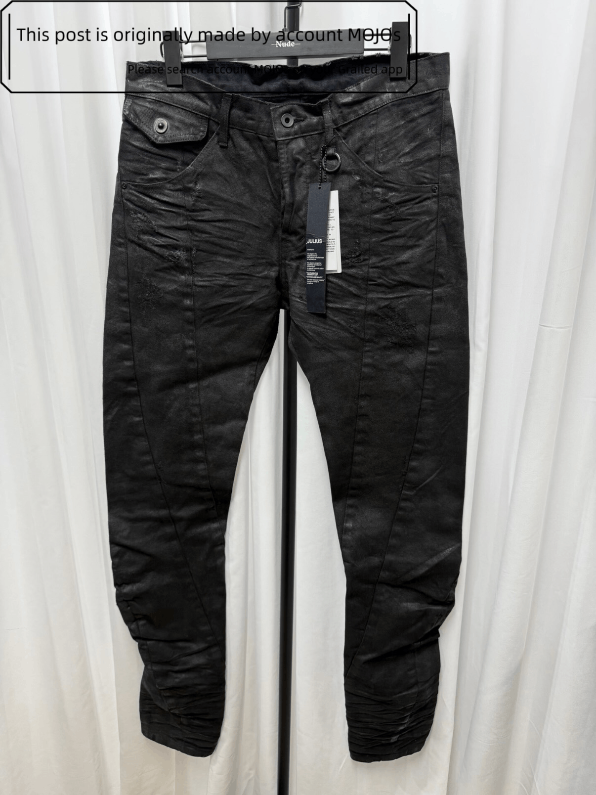 Julius Sz 2 Julius 7 Retro 09AW Waxed Denim mojos45 Size US 30 / EU 46 - 1 Thumbnail