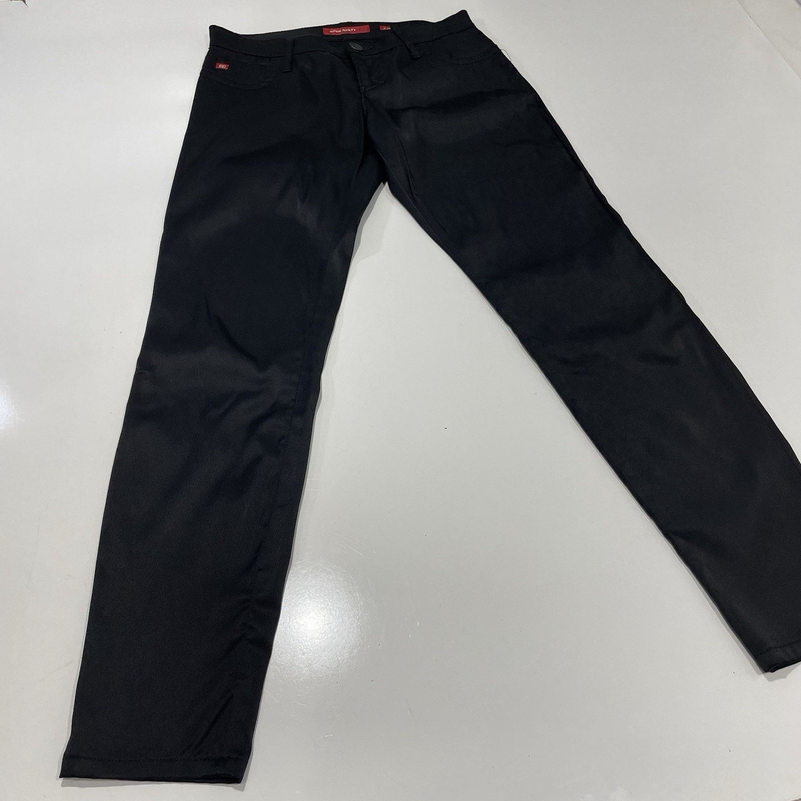 Miss Sixty VTG Miss Sixty J Lot Shine Coated Black Jeans Size 28 Y2K Size 28" / US 6 / IT 42 - 2 Thumbnail