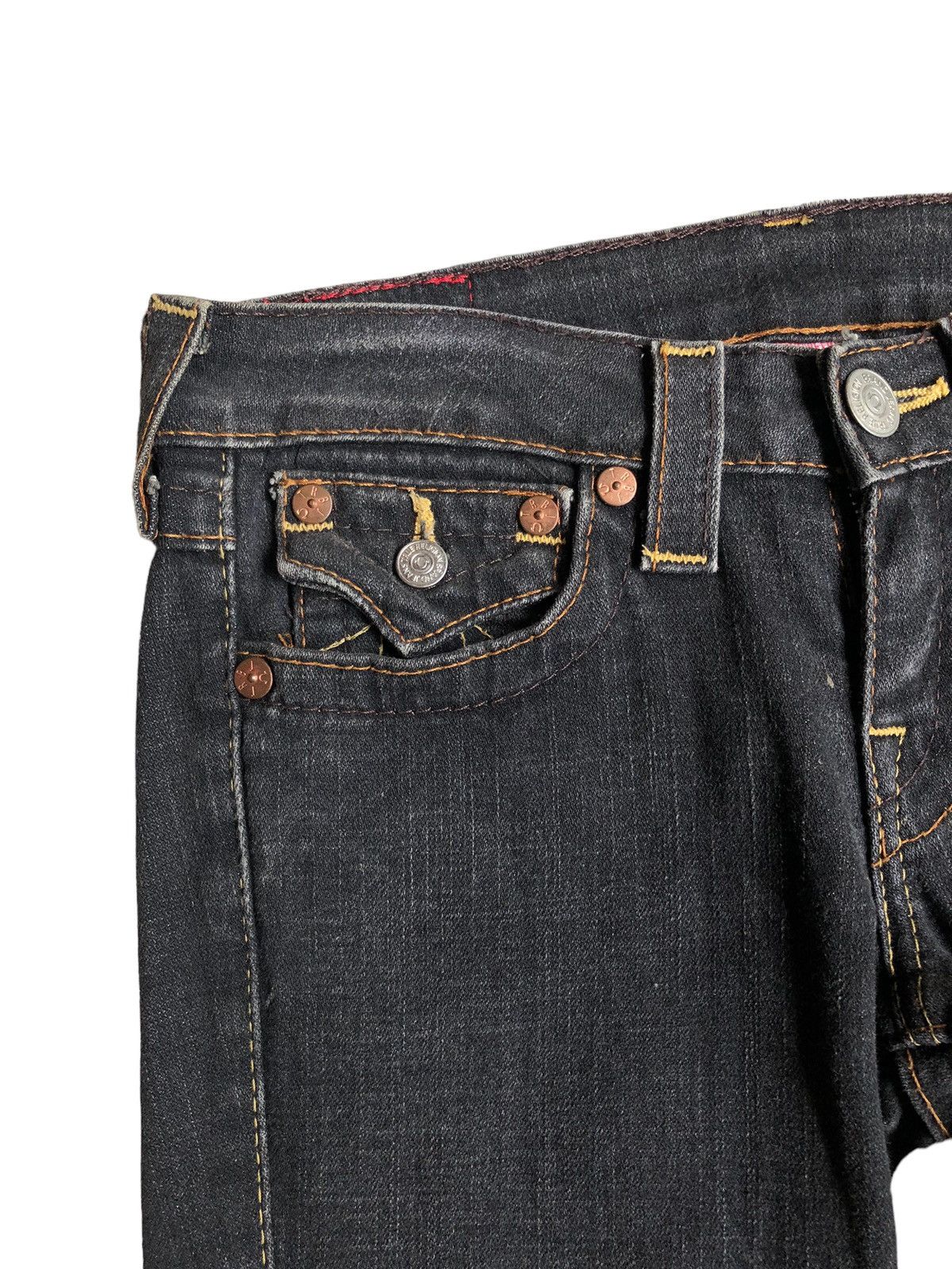 Rock Revival × True Religion True Religion Joey spiral cut flared denim pants Size 28" / US 6 / IT 42 - 4 Thumbnail