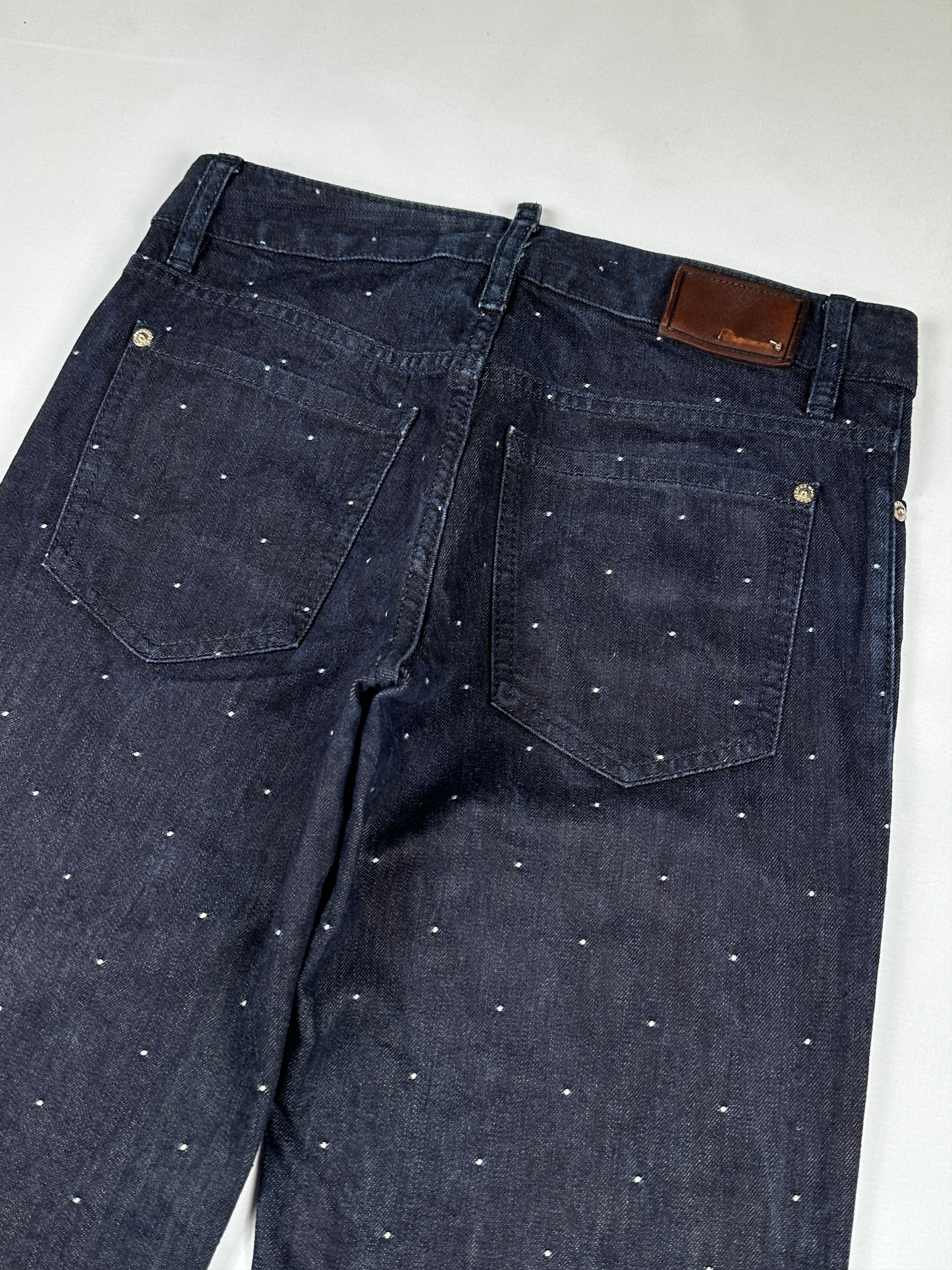 Dsquared2 Polka Dot Denim Jeans Size US 29 - 11 Thumbnail