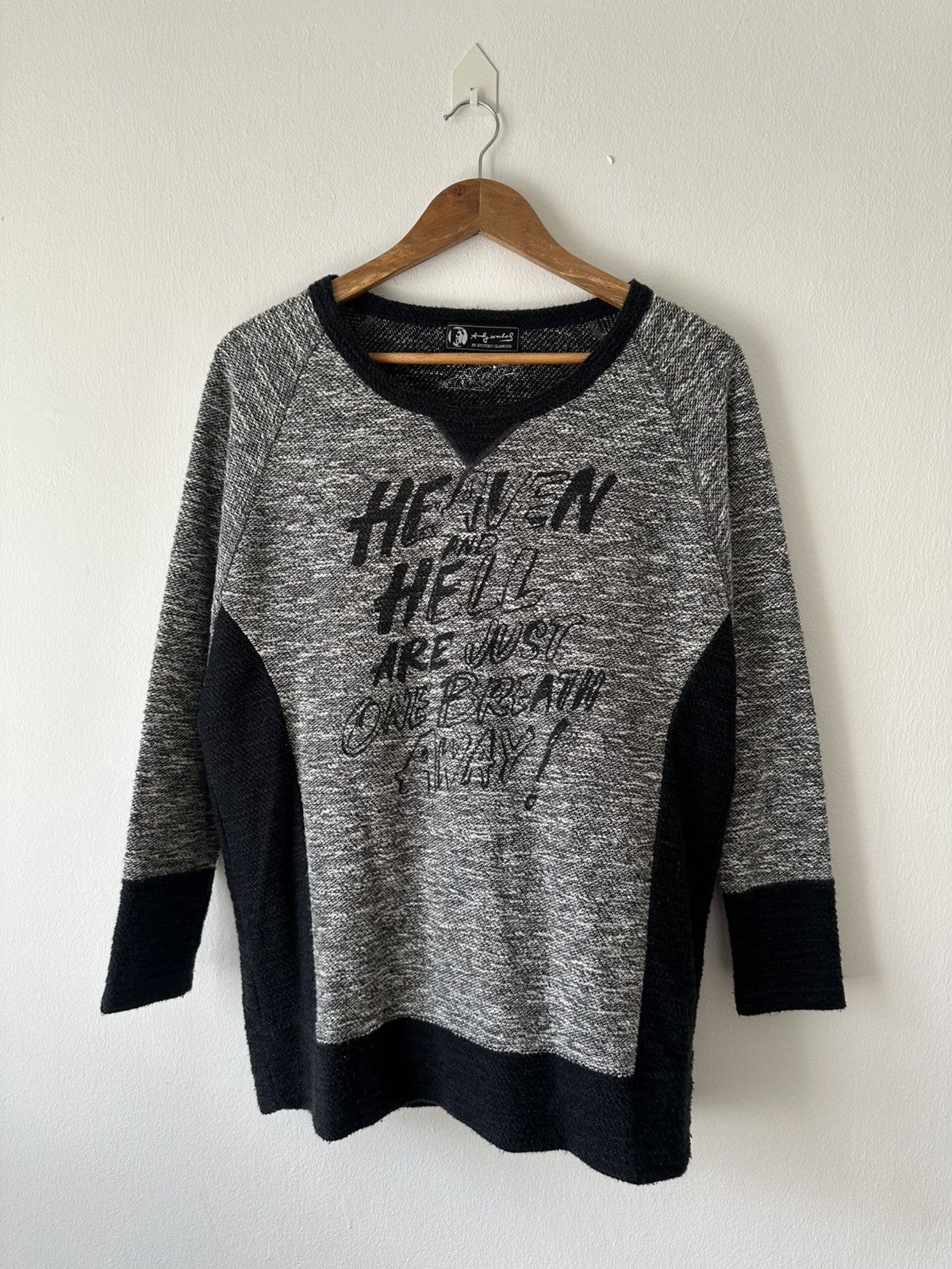 Andy Warhol × Hysteric Glamour Hysteric Glamour X Andy Warhol Heaven and Hell Sweatshirt Size US L / EU 52-54 / 3 - 1 Thumbnail