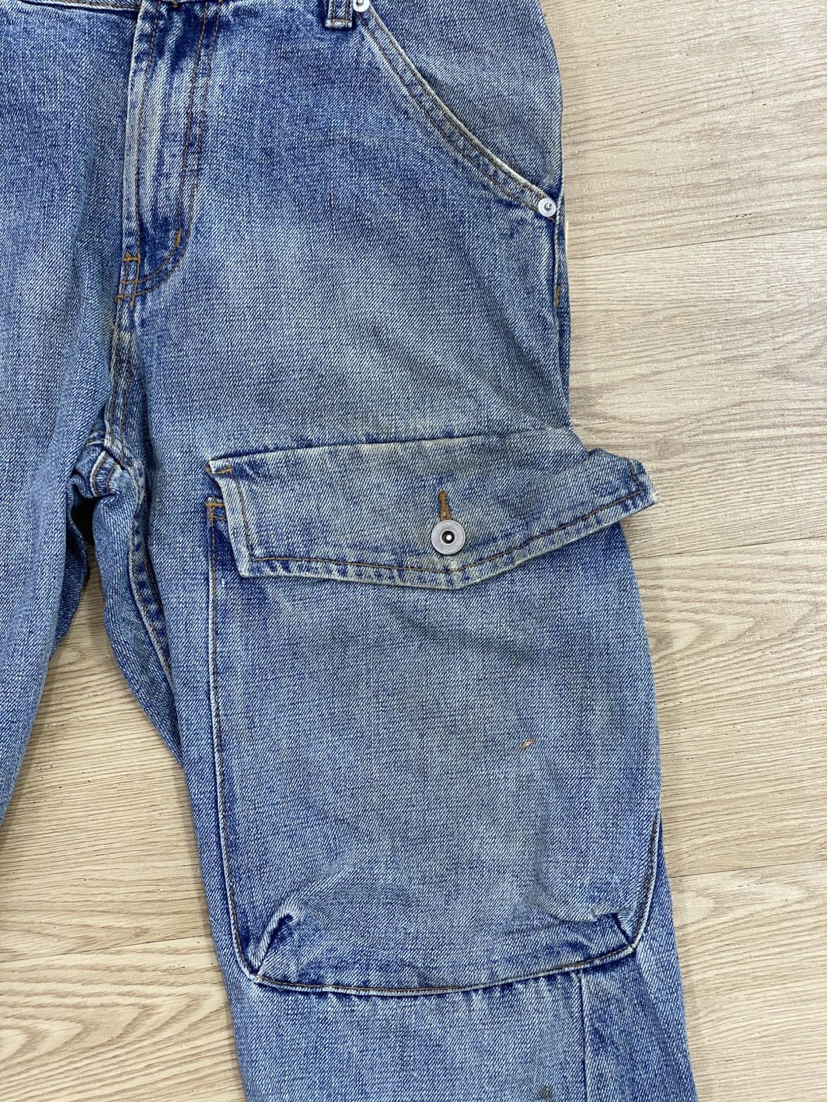 Japanese Brand Japanese Brand Carenaa Cargo Multi Pocket Jeans Size US 31 - 7 Thumbnail