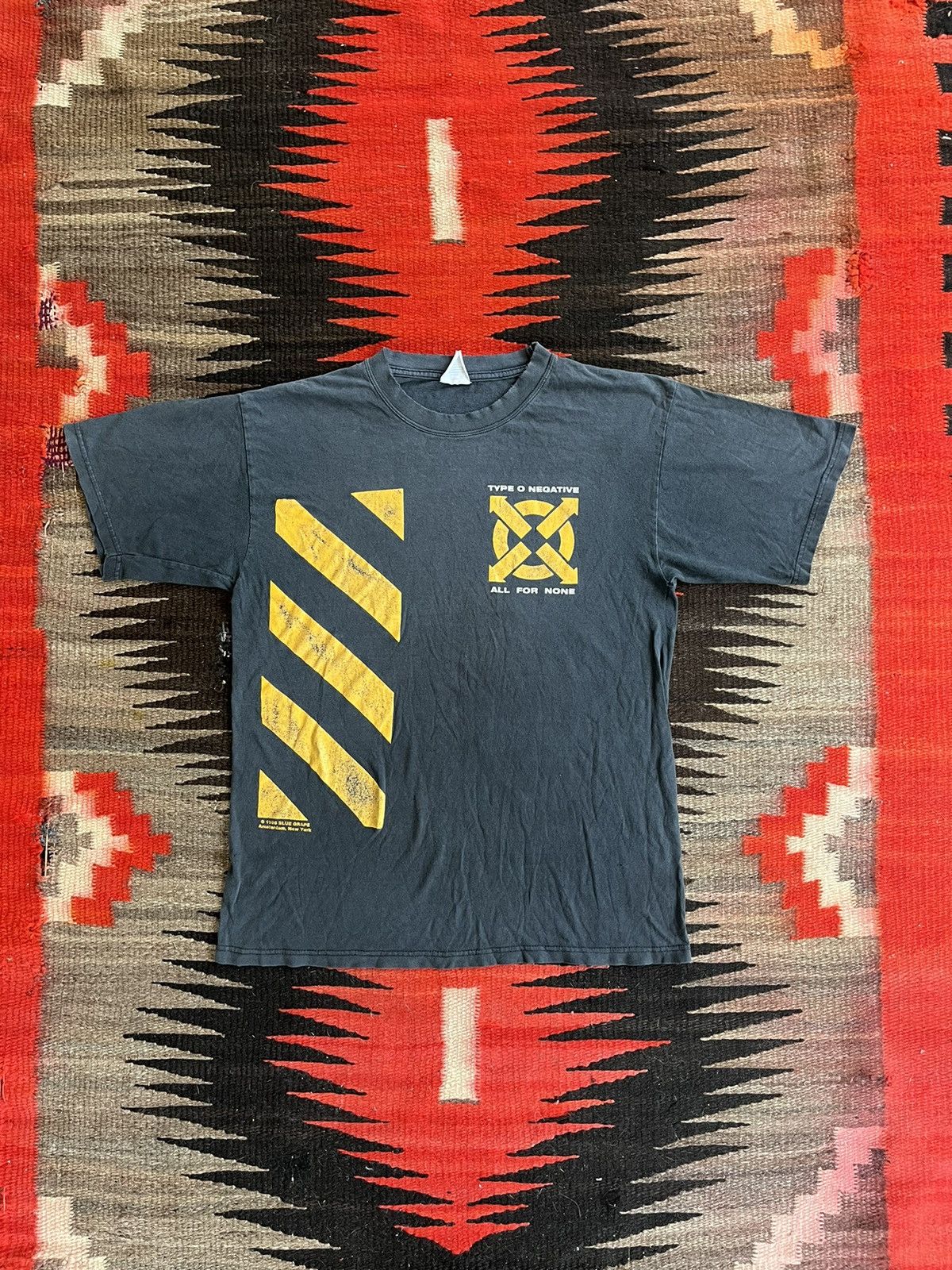 image of Band Tees x Vintage 90's Type O Negative Band Tee in Black, Men's (Size Large)