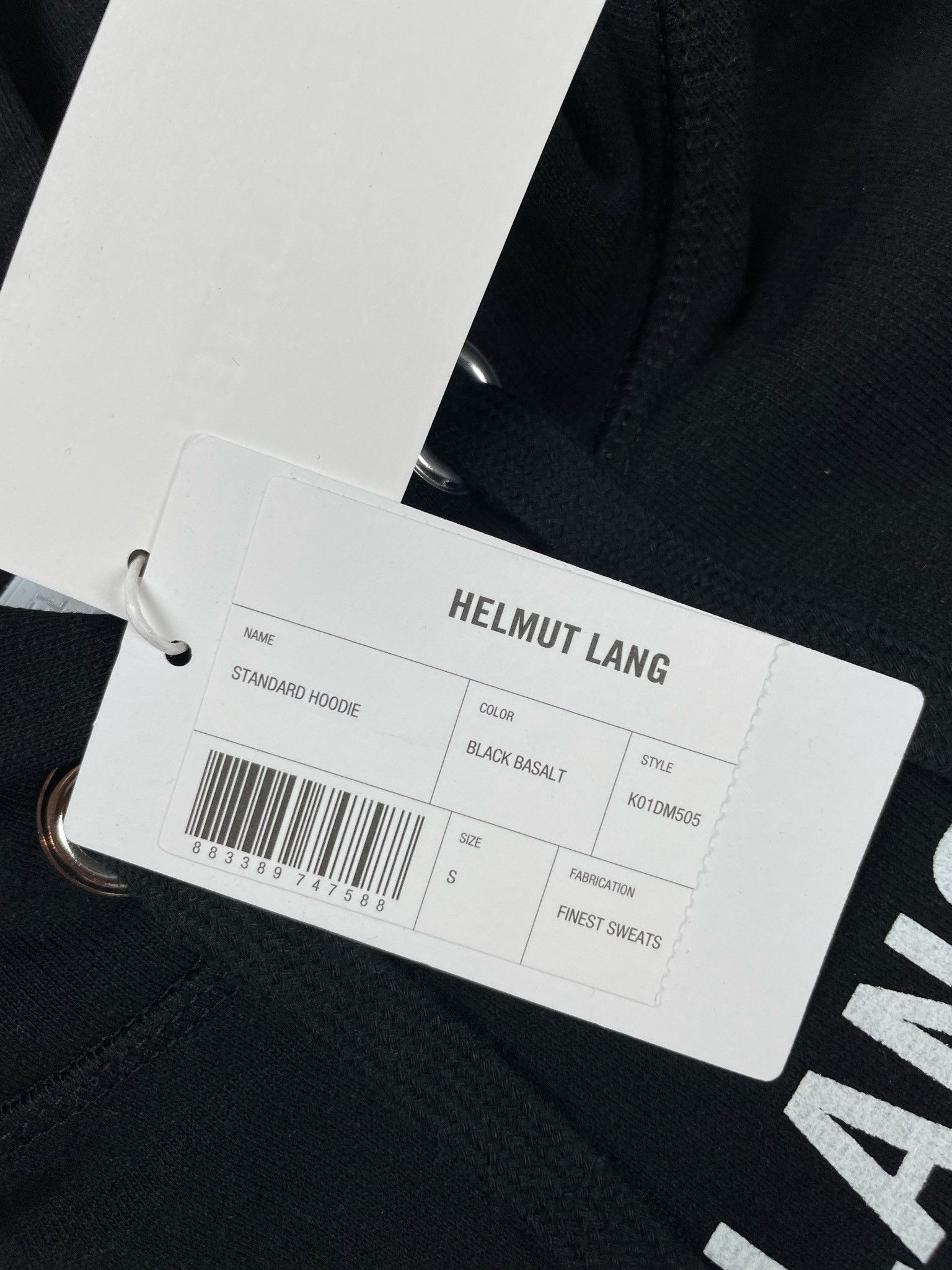 Helmut Lang 🔥55% OFF🔥 [SALE] Helmut Lang Black Standard Print Hoodie Size US S / EU 44-46 / 1 - 10 Thumbnail