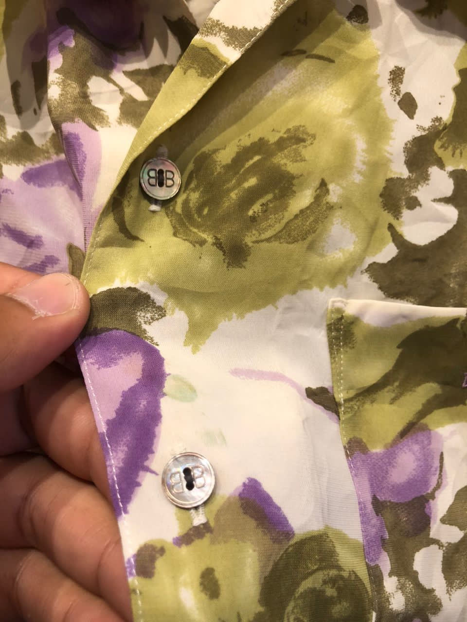 Vintage Balenciaga Floral Shirt