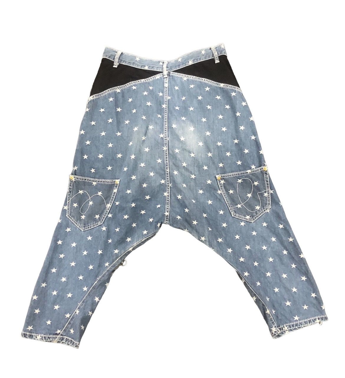 If Six Was Nine Issey miyake Mercibeaucoup Low Rise Star design jeans Size US 29 - 2 Thumbnail