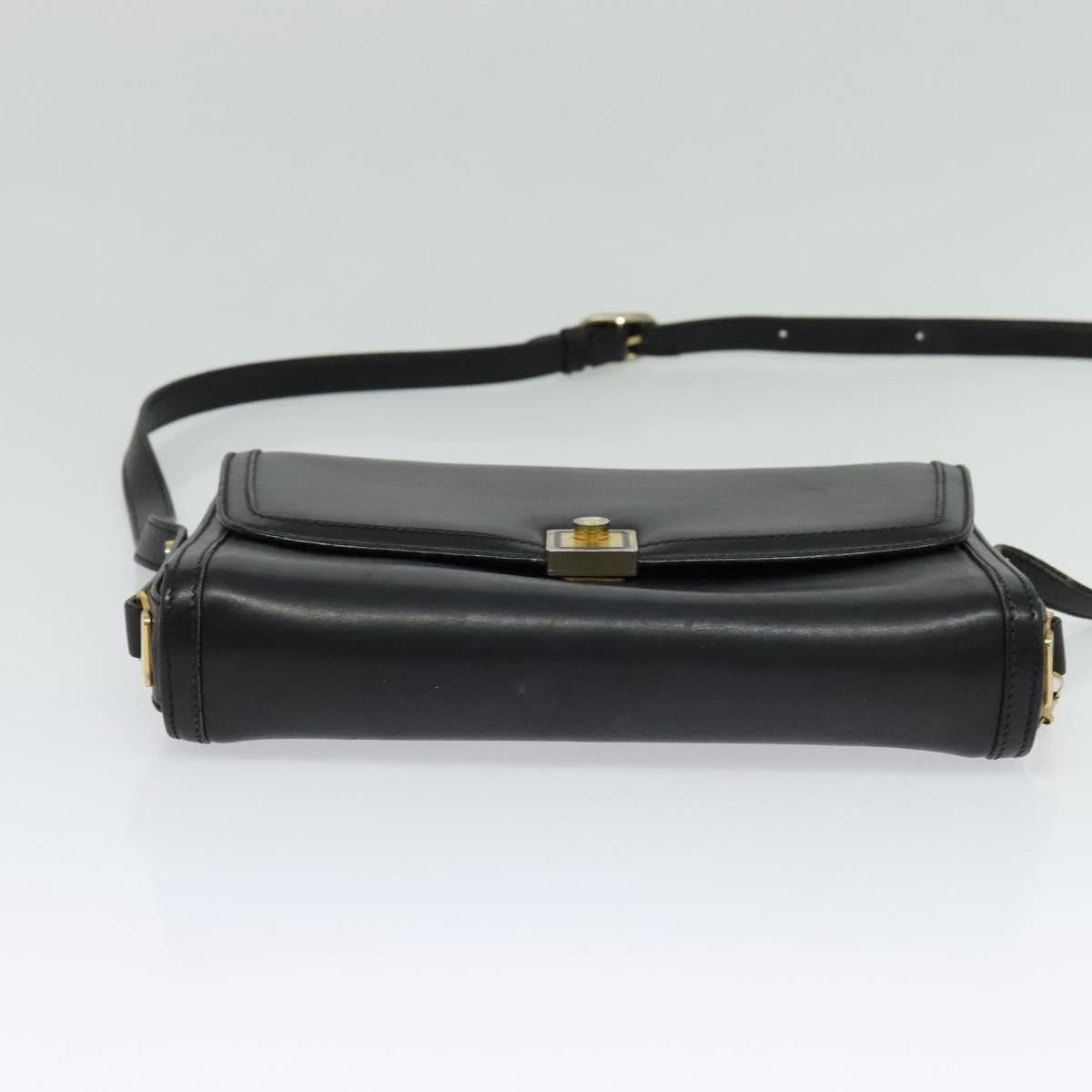 Gucci GUCCI Shoulder Bag Leather Black Gold Size ONE SIZE - 5 Thumbnail