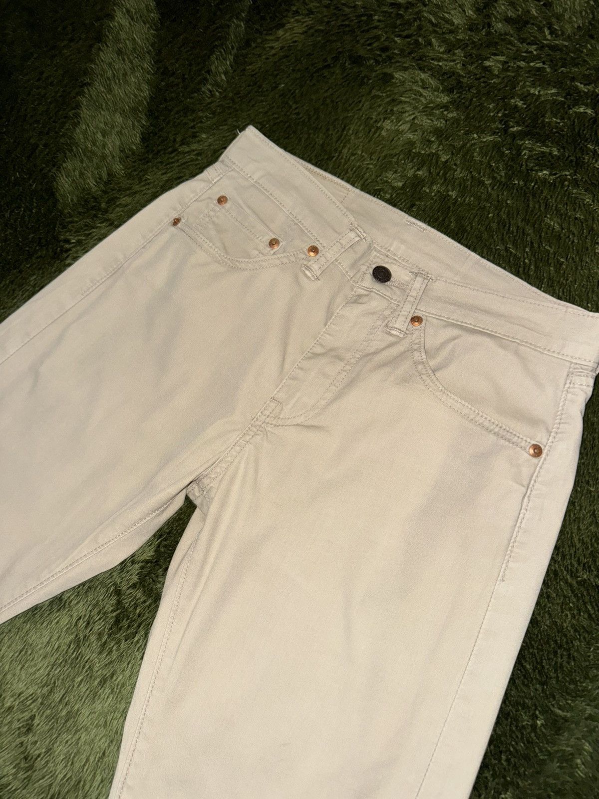 Levi's [W28] Levi’s 505 3/4 Cotton Pants – Washed Beige Size US 28 / EU 44 - 2 Thumbnail