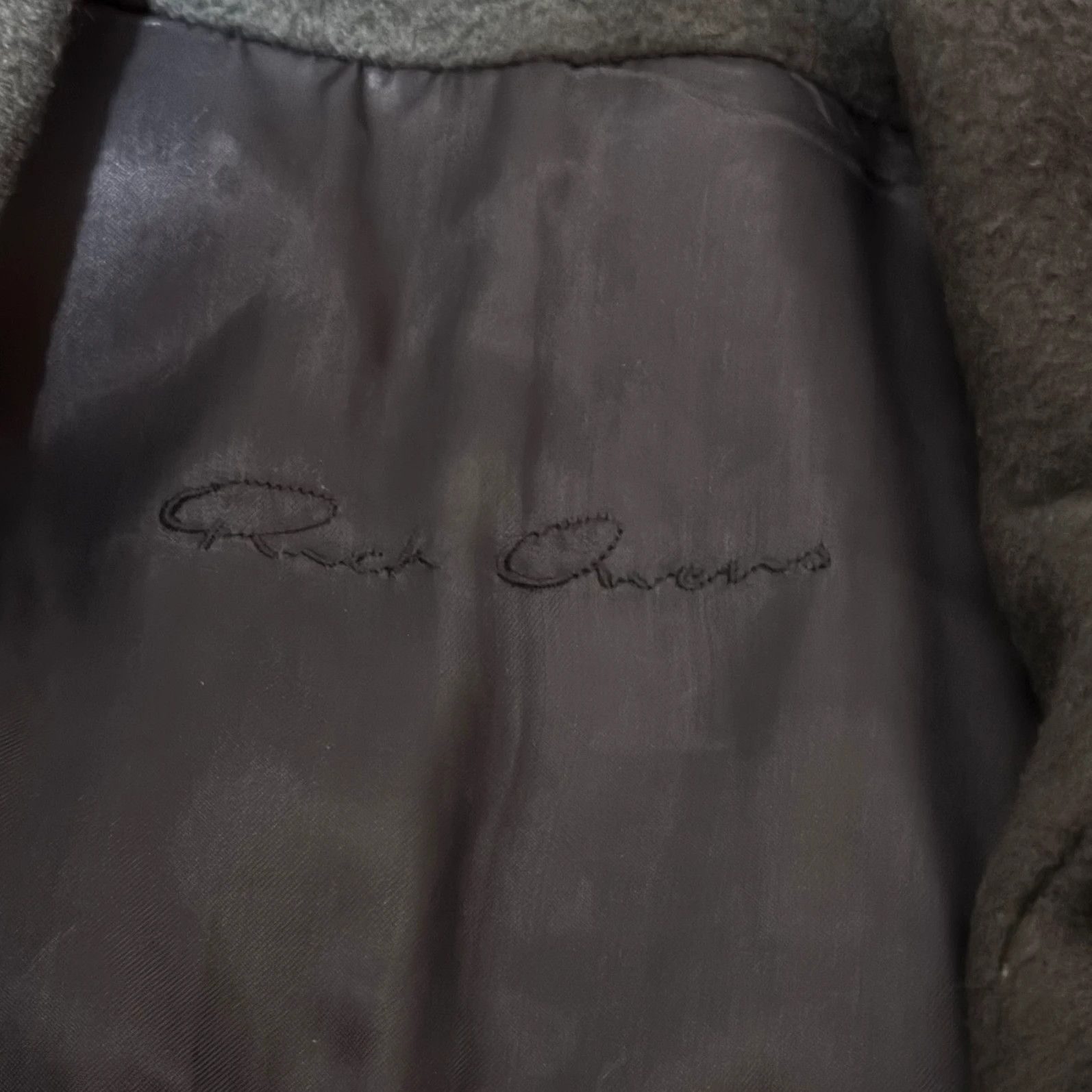 Rick Owens Rick owens leather cashmere coat jacket Size M / US 6-8 / IT 42-44 - 3 Thumbnail