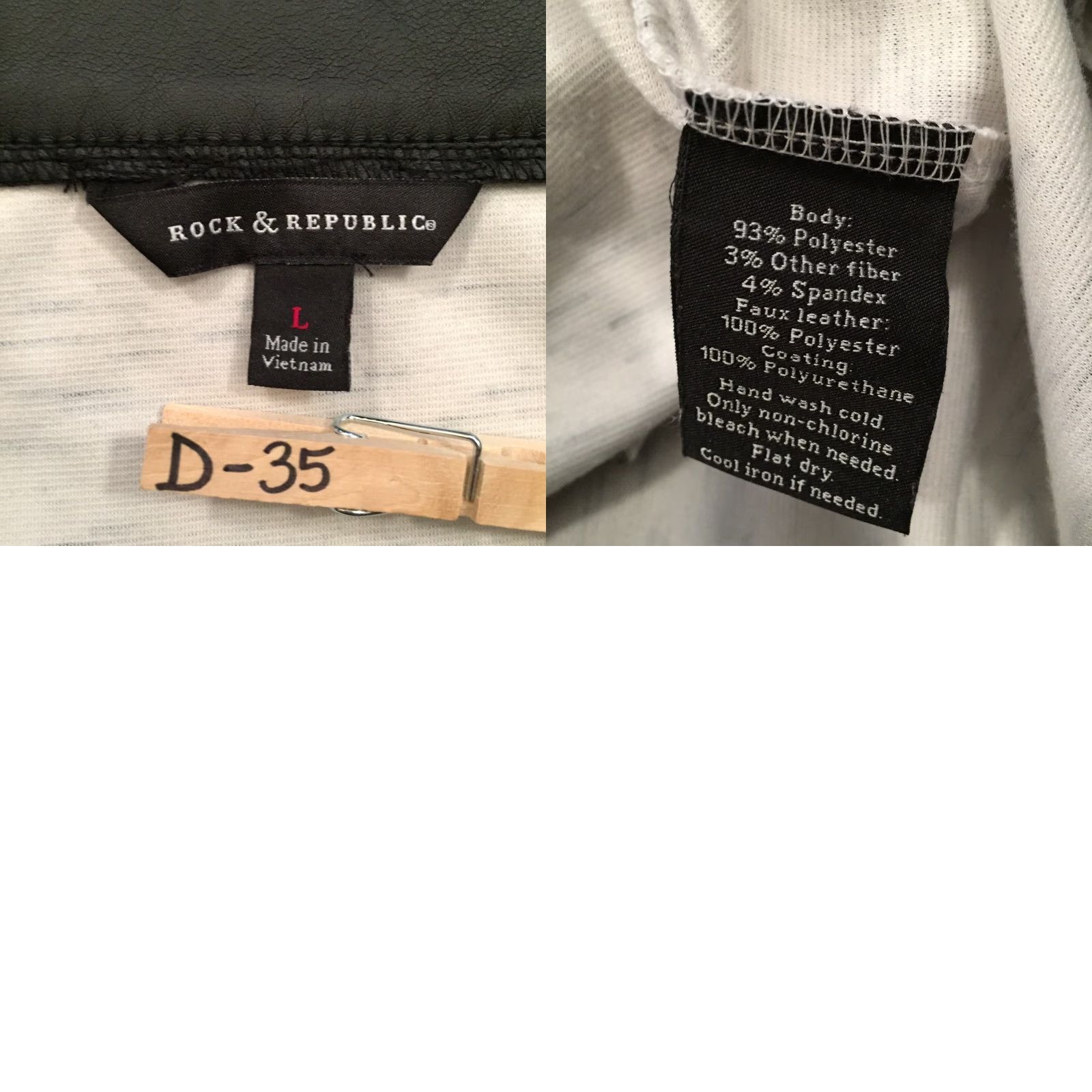 Vintage Rock & Republic Skirt L Women Short Pencil Gray Unlined Zipper Polyester Spandex Vintage: No Regular Size 36" / US 14 / IT 50 - 8 Thumbnail