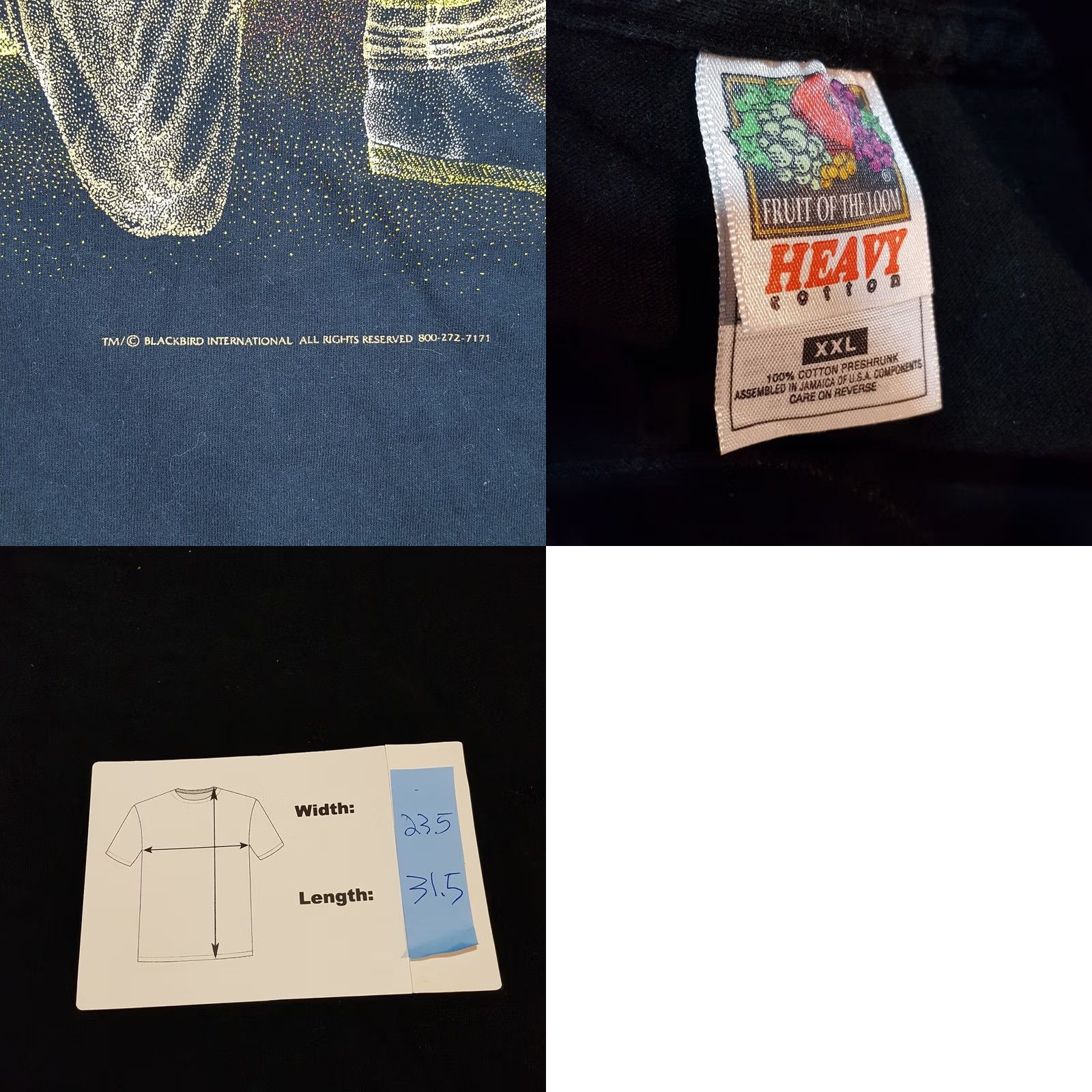 Fruit Of The Loom VINTAGE Nike Shirt Men 2XL Firefighter Parody Call Of Duty Y2K Retro Flame Graphic T Shirt Black Cotton Crew Neck Short Sleeve Fruit of the Loom Size US XXL / EU 58 / 5 - 8 Thumbnail