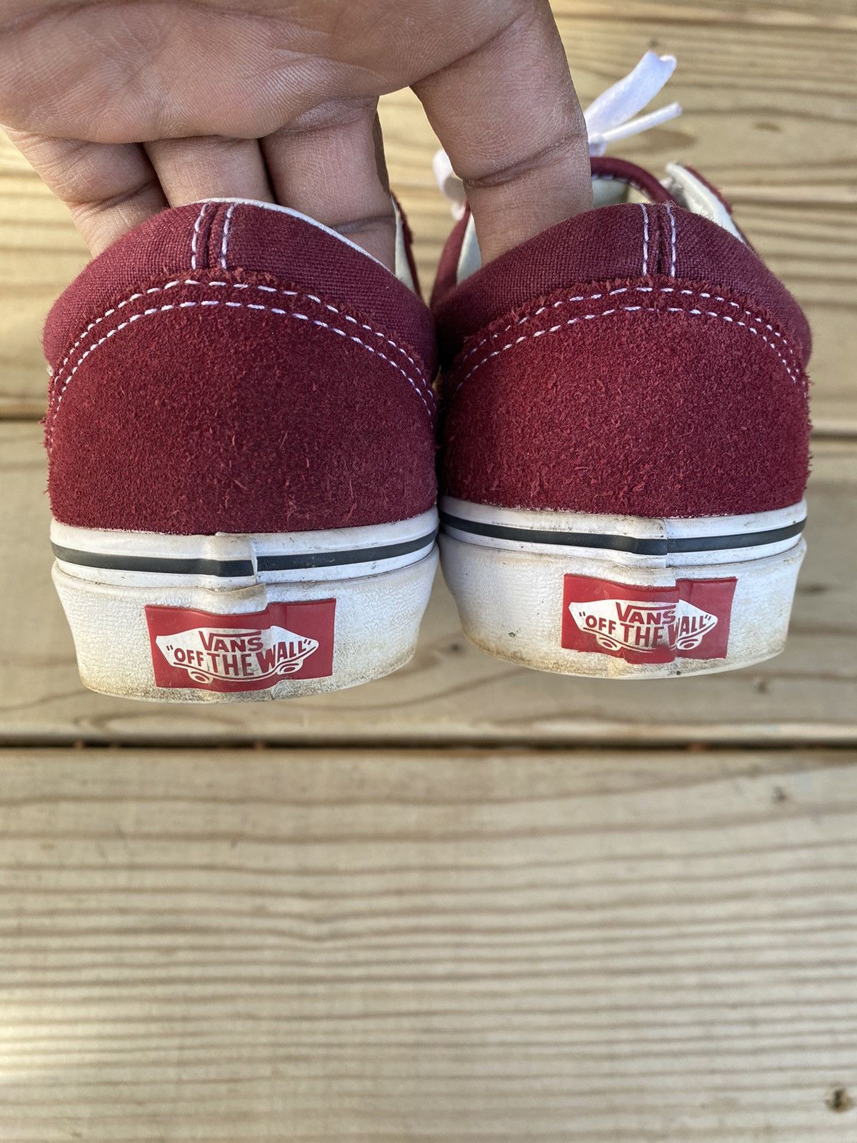 Vans 5.5 old school vans burgundy Size US 5.5 / EU 38 - 4 Thumbnail