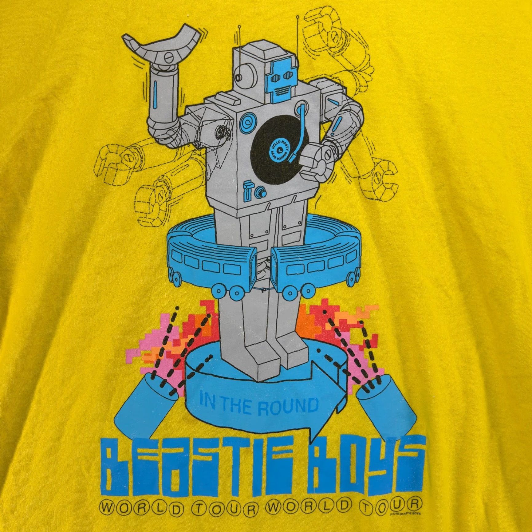 Vintage Beastie Boys In The Round World Tour (2018 Release) Long Sleeve T-Shirt Size L Size US L / EU 52-54 / 3 - 2 Thumbnail