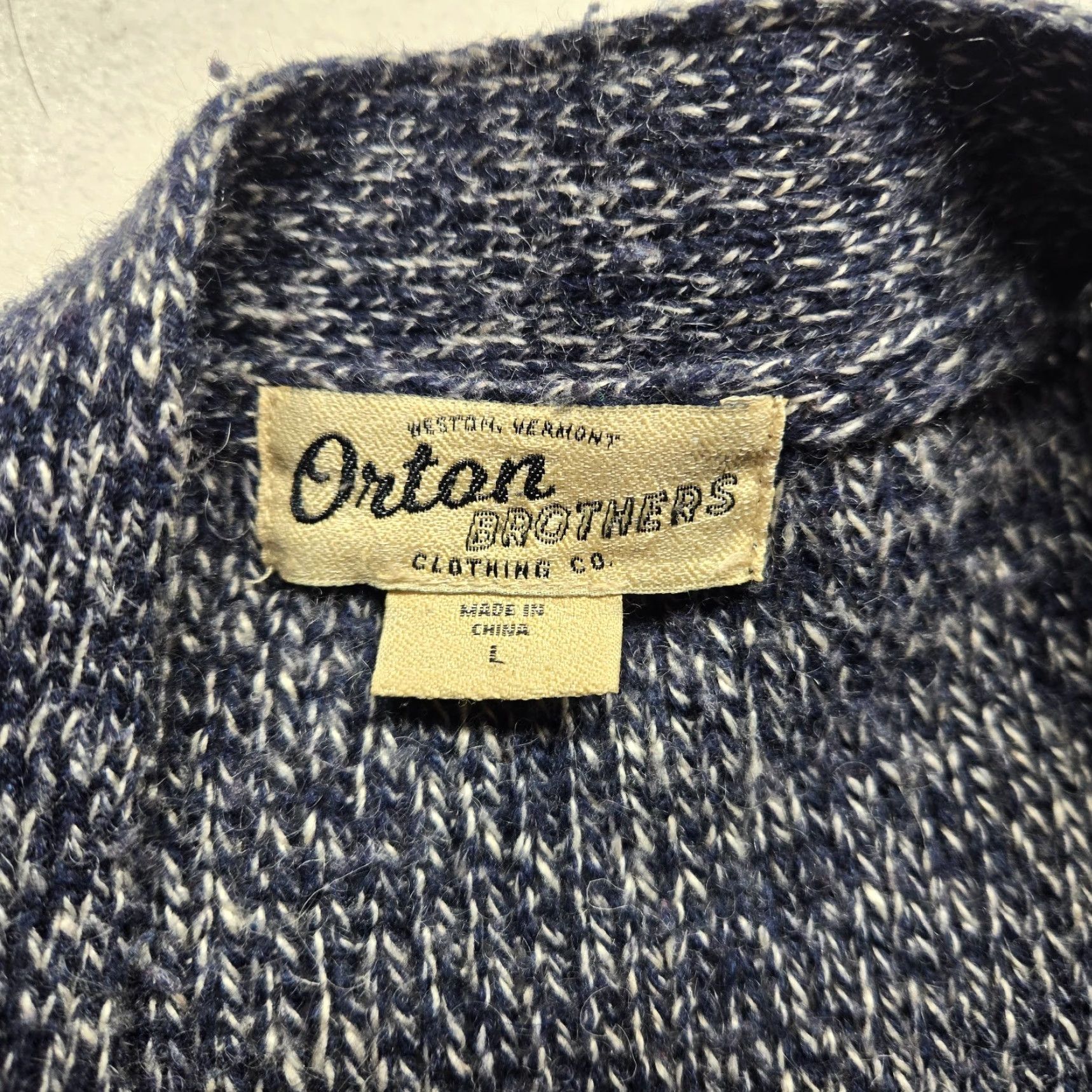Vintage Orton Brothers Jacket Coat Gray Full Zip Sweatshirt L Adult Women's XL Casual Fibers: Polyester, Cotton Size L / US 10 / IT 46 - 3 Thumbnail