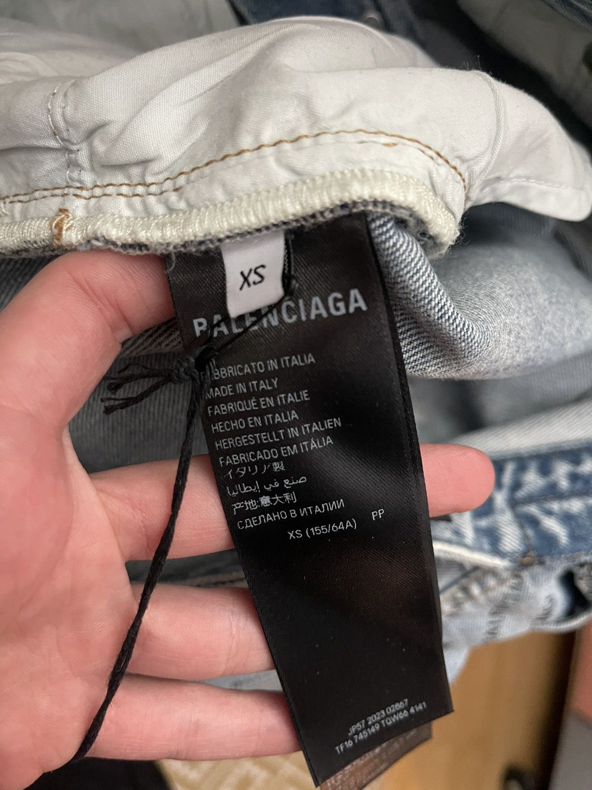 Balenciaga Balenciaga Stencil Print Jeans Size US 30 / EU 46 - 4 Thumbnail