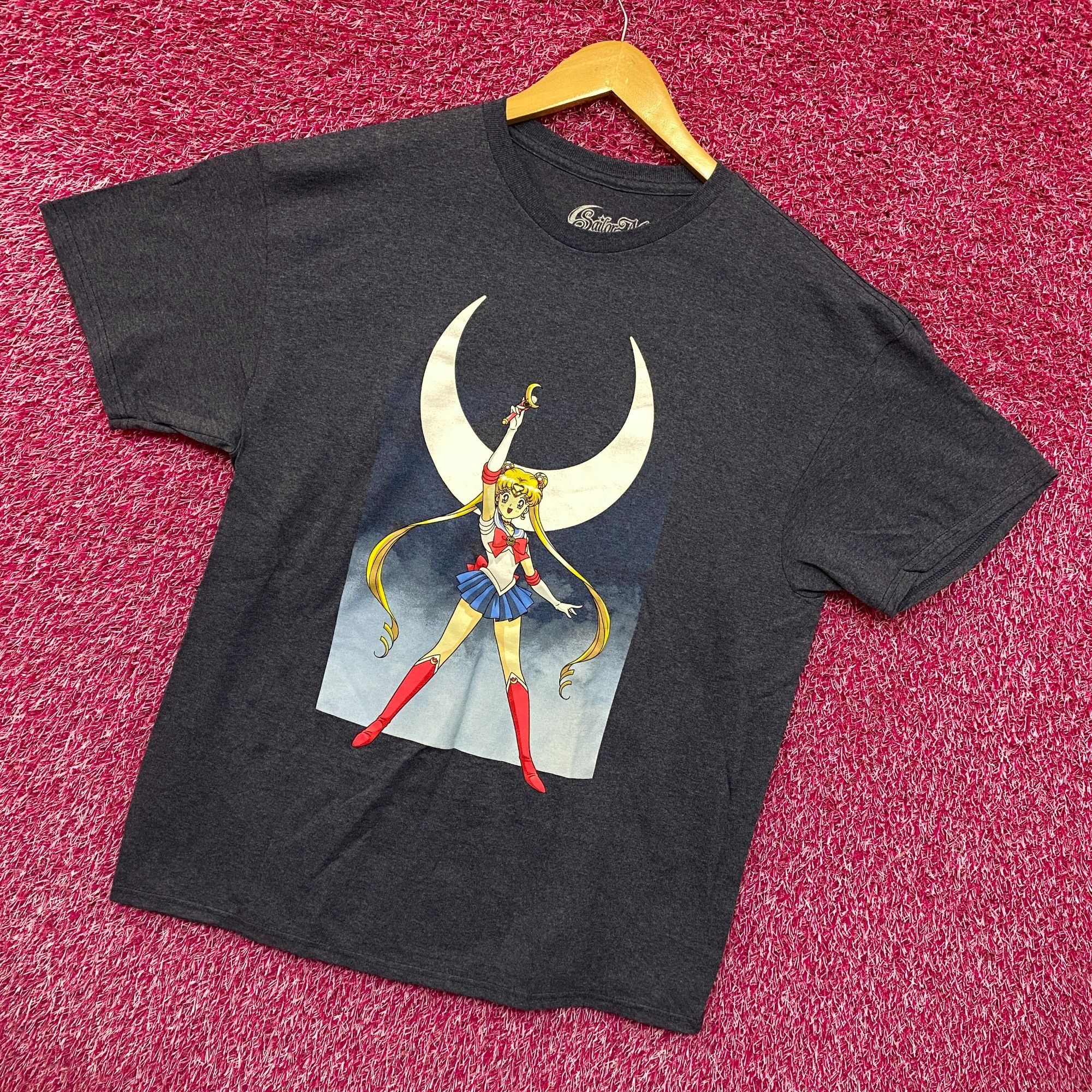 Other Sailor Moon Crescent Moon Wand Pretty Guardian Anime Tee L Size US L / EU 52-54 / 3 - 3 Thumbnail