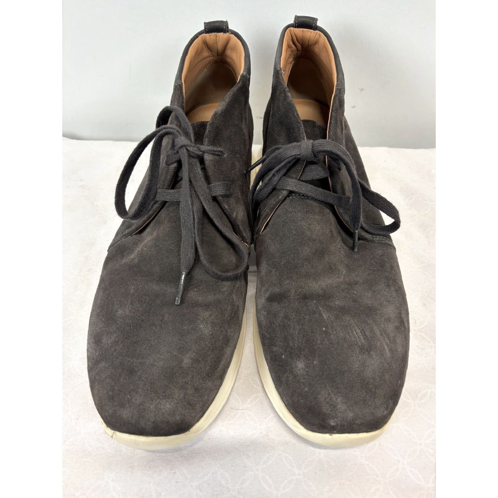 Vince Vince Marcus Granite Suede Boots 12 Chukka Mens Casual GUC Size US 12 / EU 45 - 4 Thumbnail