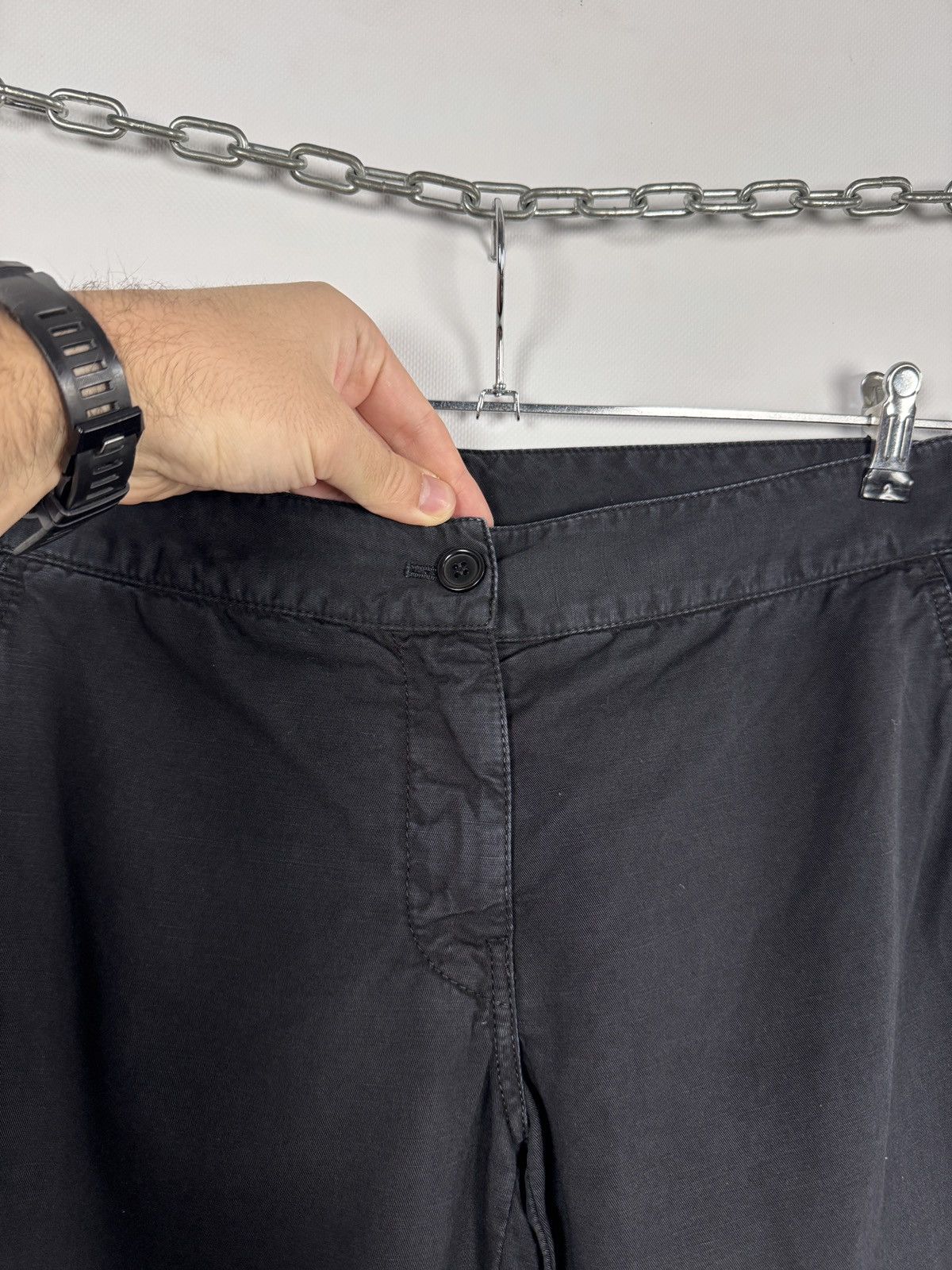 Prada Prada Black Pants Straight Leg Trousers Italy Made Size 46 Size 32" / US 10 / IT 46 - 6 Thumbnail