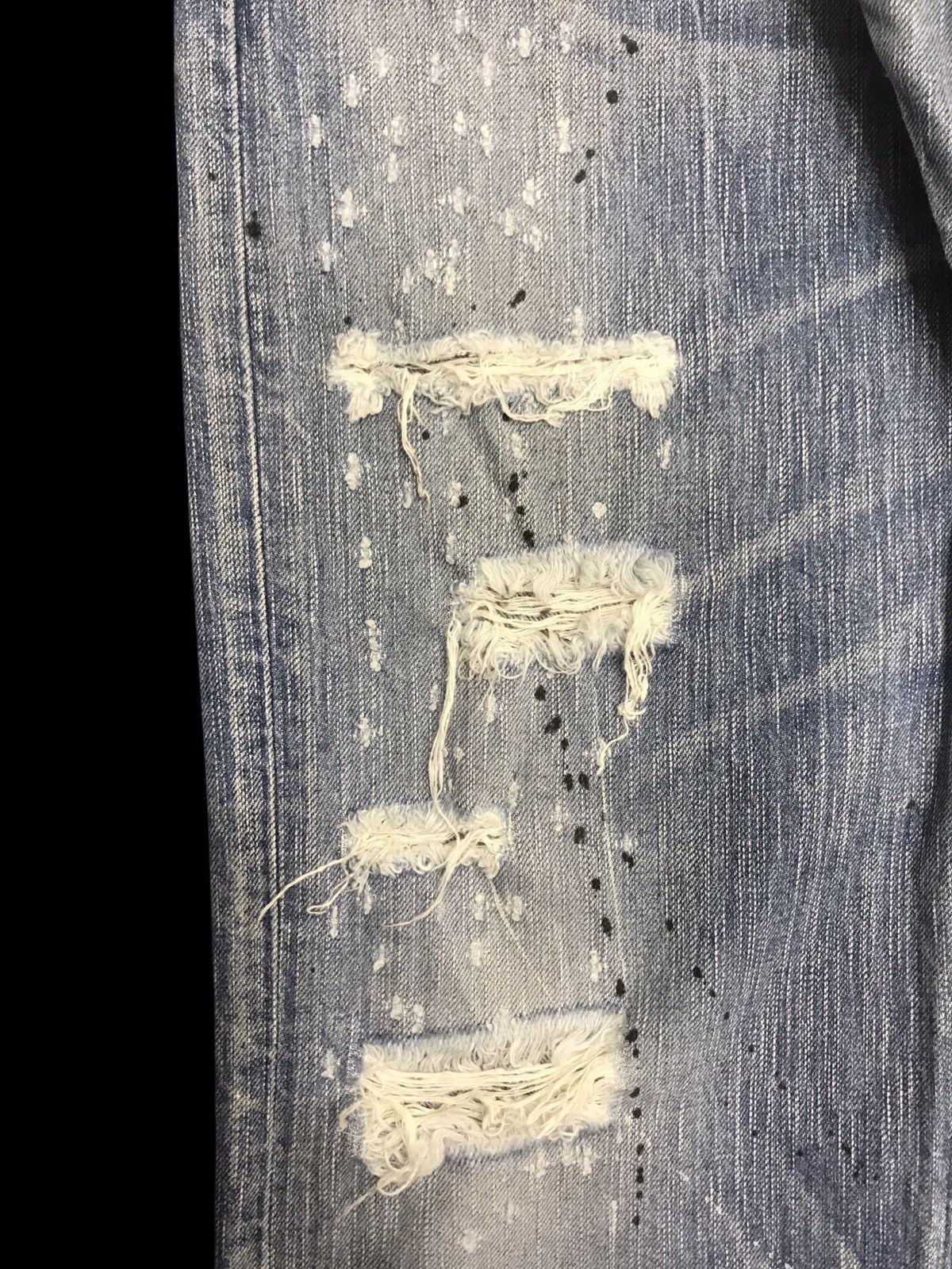 Edwin 💥BOOTCUT💥ARCHIVAL EDWIN DISTRSSD PAINT SPLATTER DENIM F170 Size US 32 / EU 48 - 11 Thumbnail