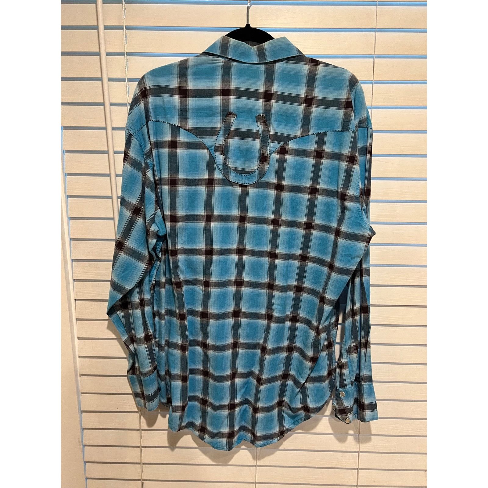 Rockmount Ranch Wear Rockmount Ranch Wear L Western Plaid Horseshoe Cowboy Pearl Size US L / EU 52-54 / 3 - 5 Thumbnail