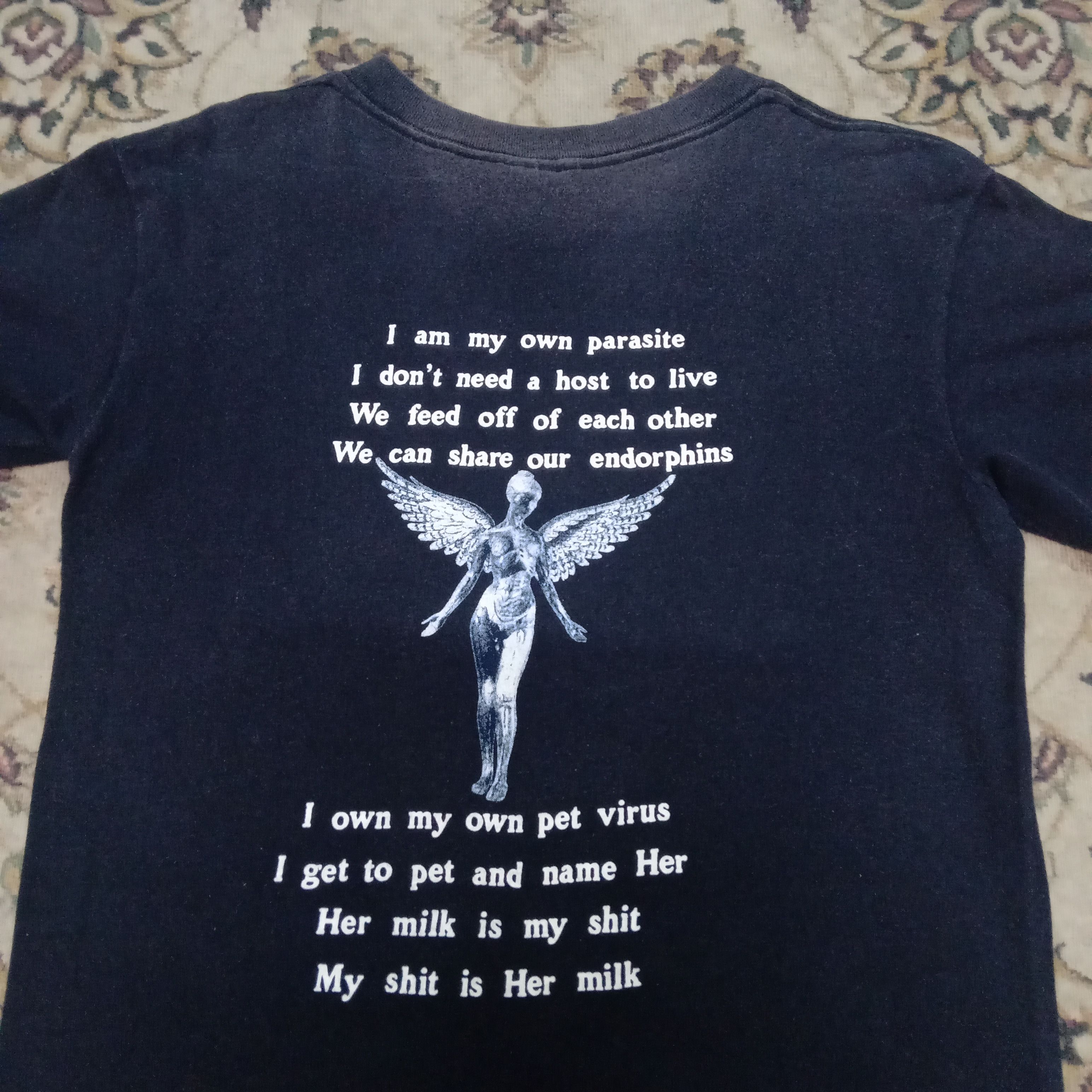 Nirvana Vintage 90s Nirvana Milk It Tee Grunge Pearl Jam Bootleg Size US S / EU 44-46 / 1 - 4 Thumbnail