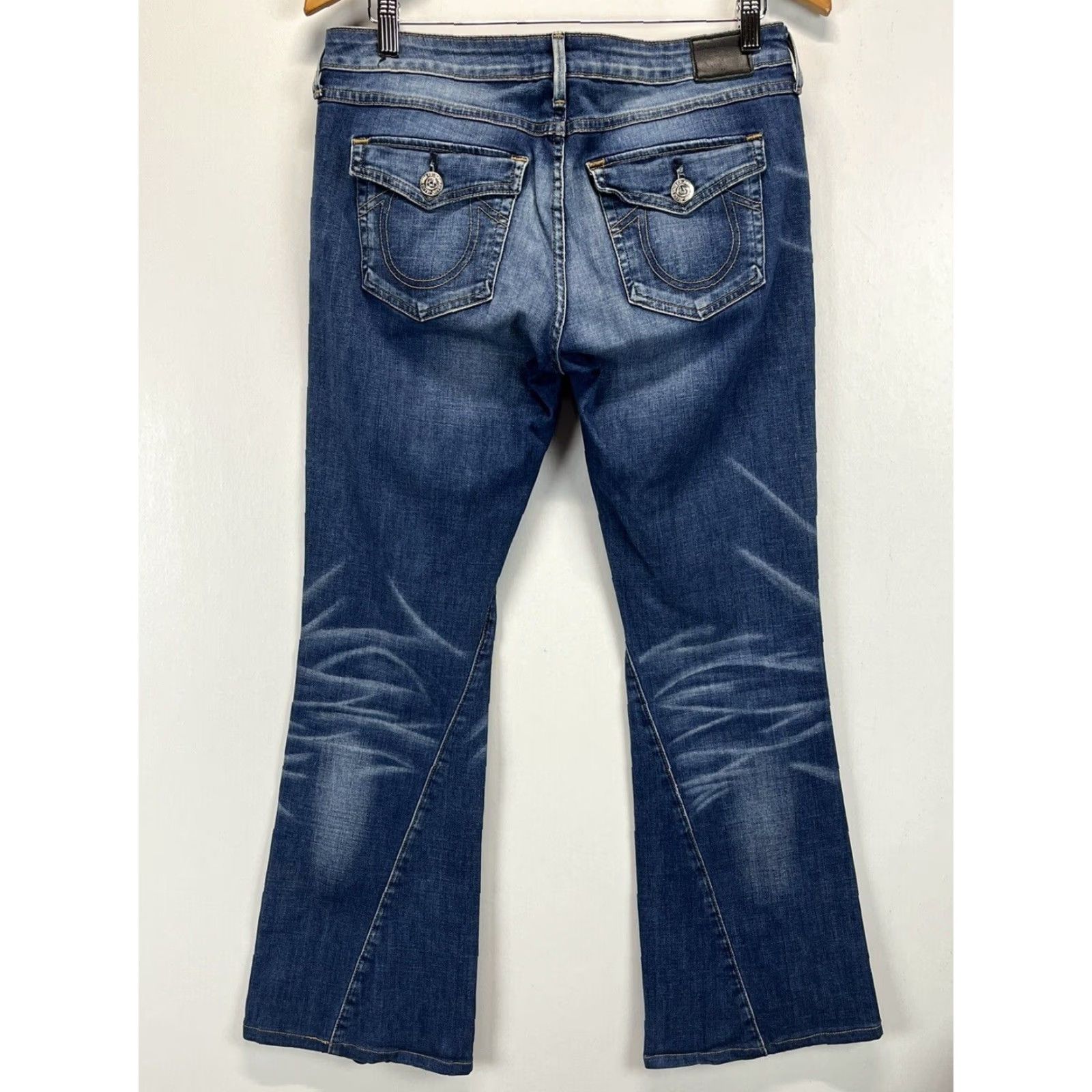 True Religion VINTAGE? Wait, not vintage. True Religion Joey Jeans Women Flare 31 Blue Denim Jeans, Low Rise, Joey Model, Jeans, Womens Size 31 Size 24" / US 00 / IT 34 - 3 Thumbnail