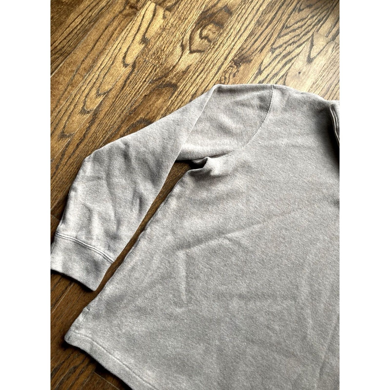 Polo Ralph Lauren VINTAGE Polo Ralph Lauren 1/4 Zip Sweater Mens Large Beige Cotton Preppy Size US L / EU 52-54 / 3 - 2 Thumbnail