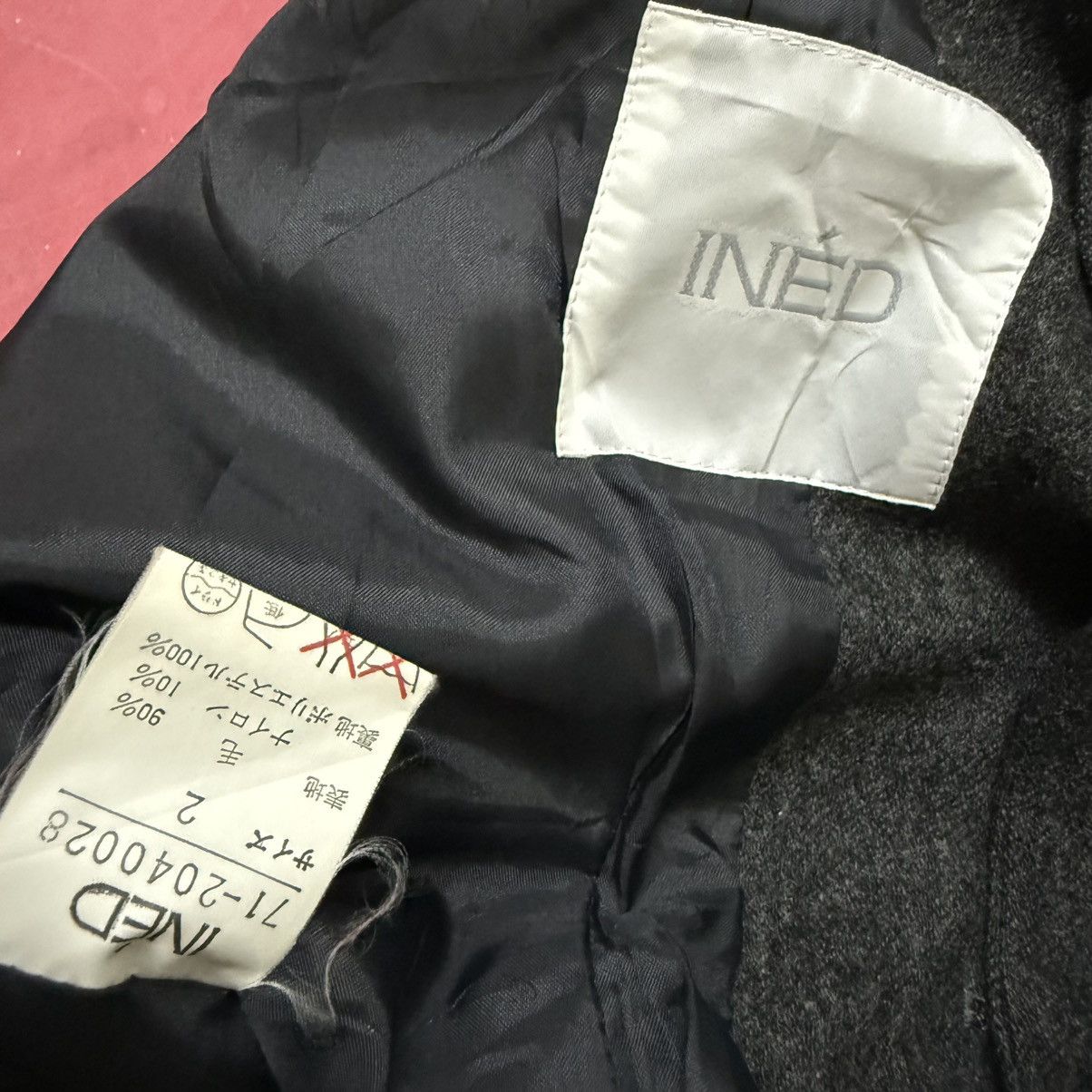 Yohji Yamamoto Ined By Yohji Yamamoto Blazer Jacket Size M / US 6-8 / IT 42-44 - 9 Thumbnail