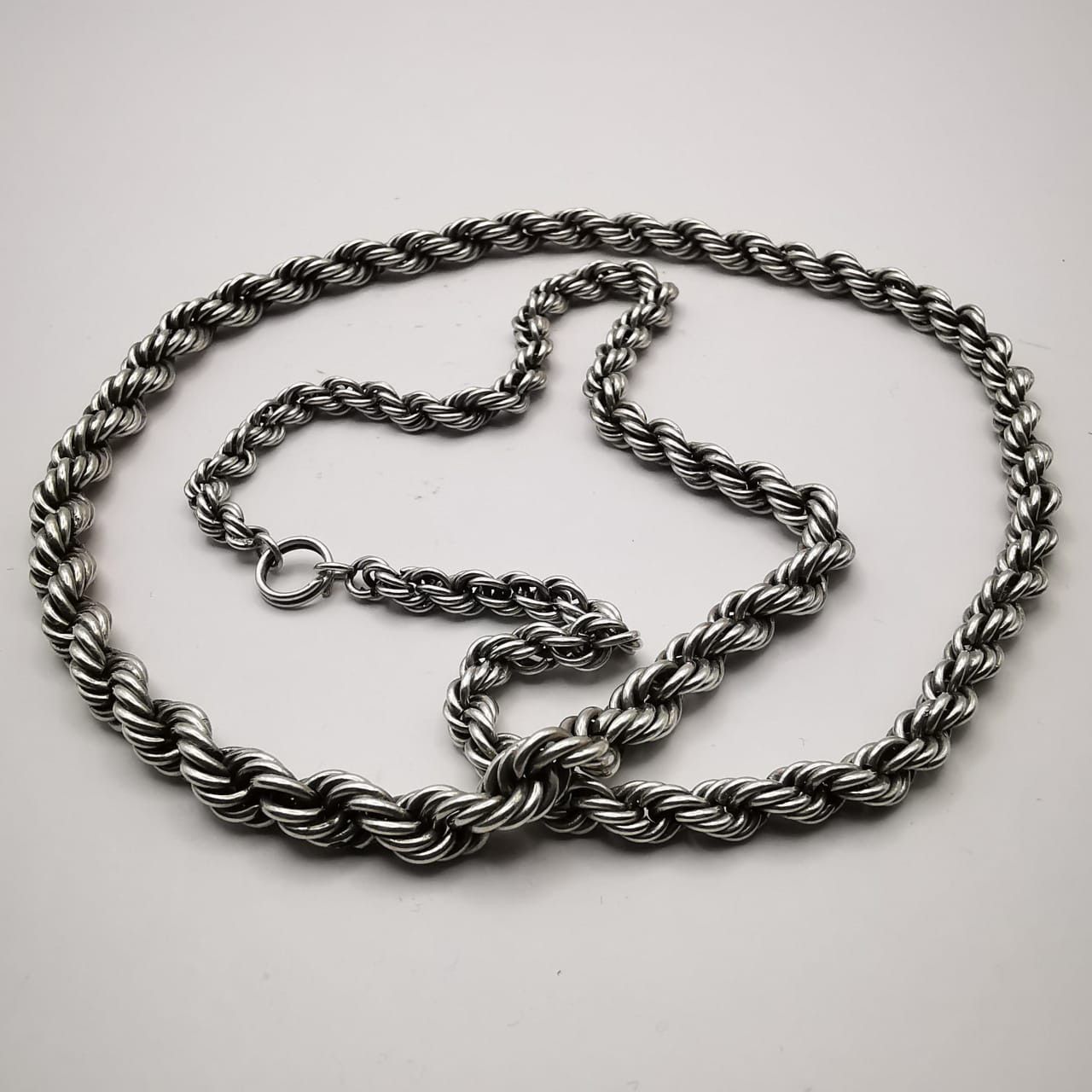 Vintage Vintage Statement 925 Sterling Silver Jewelry Chain 58,6 g Size ONE SIZE - 4 Thumbnail