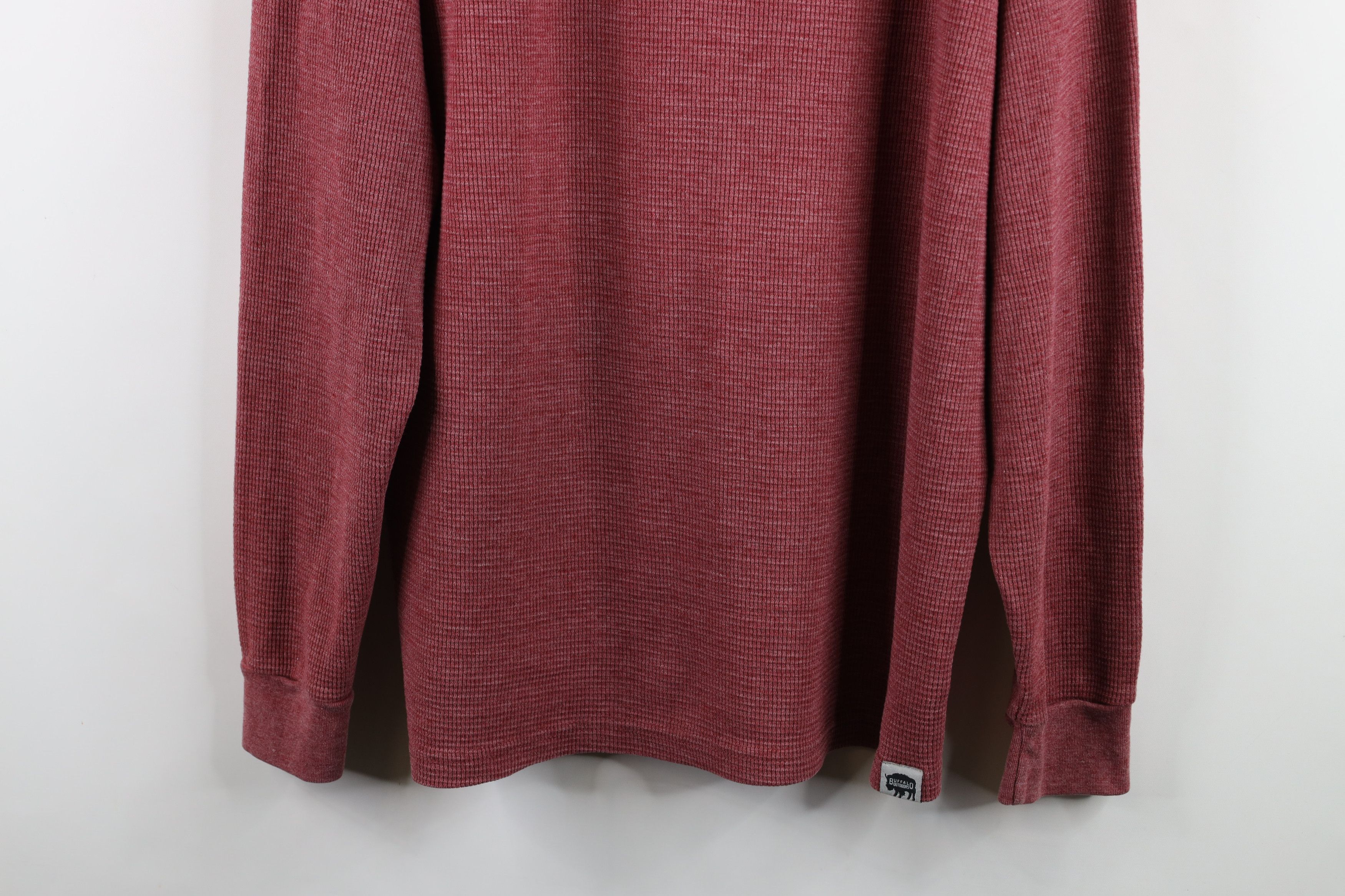 Vintage Vintage Y2K Streetwear Waffle Long Sleeve Henley T-Shirt Size US XXL / EU 58 / 5 - 3 Thumbnail