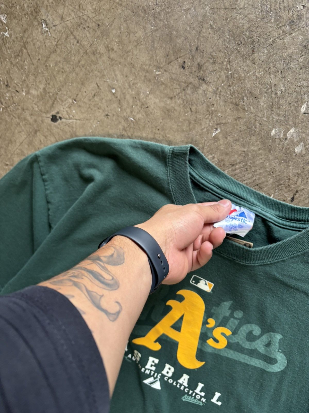 MLB Oakland Athletic As Green T Shirt Size US XL / EU 56 / 4 - 3 Thumbnail