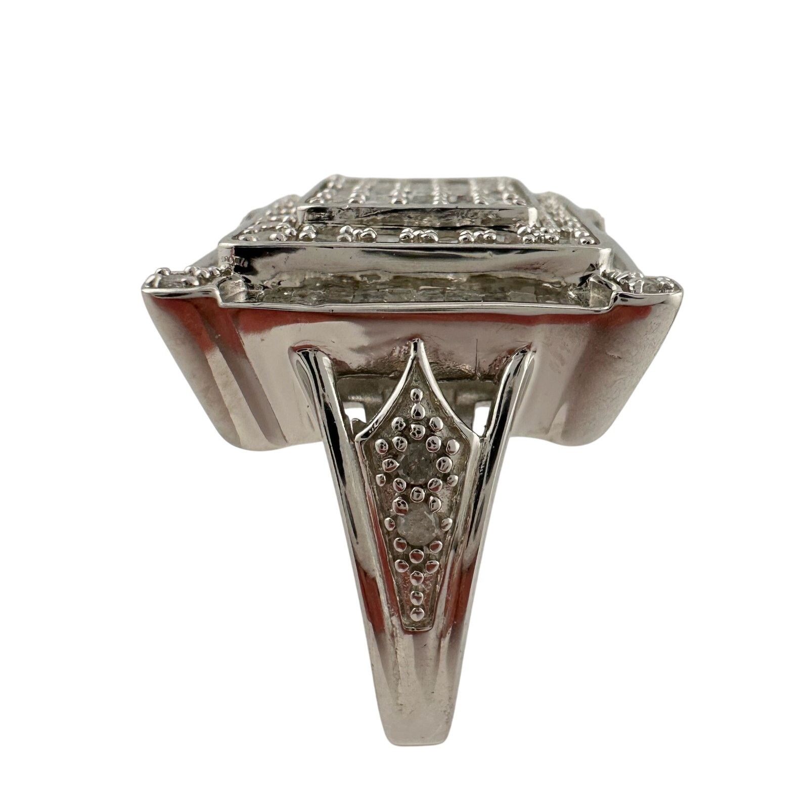Other Elegant Princess Cut 1.00 Carat Diamond Ring - Size 7.25 Size ONE SIZE - 3 Thumbnail