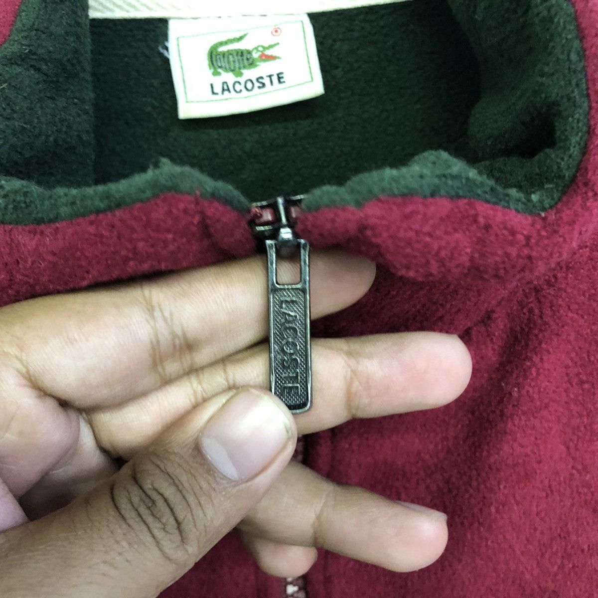 Lacoste Vintage Lacoste Yatching Fleece Sweater Jacket Size US M / EU 48-50 / 2 - 7 Thumbnail