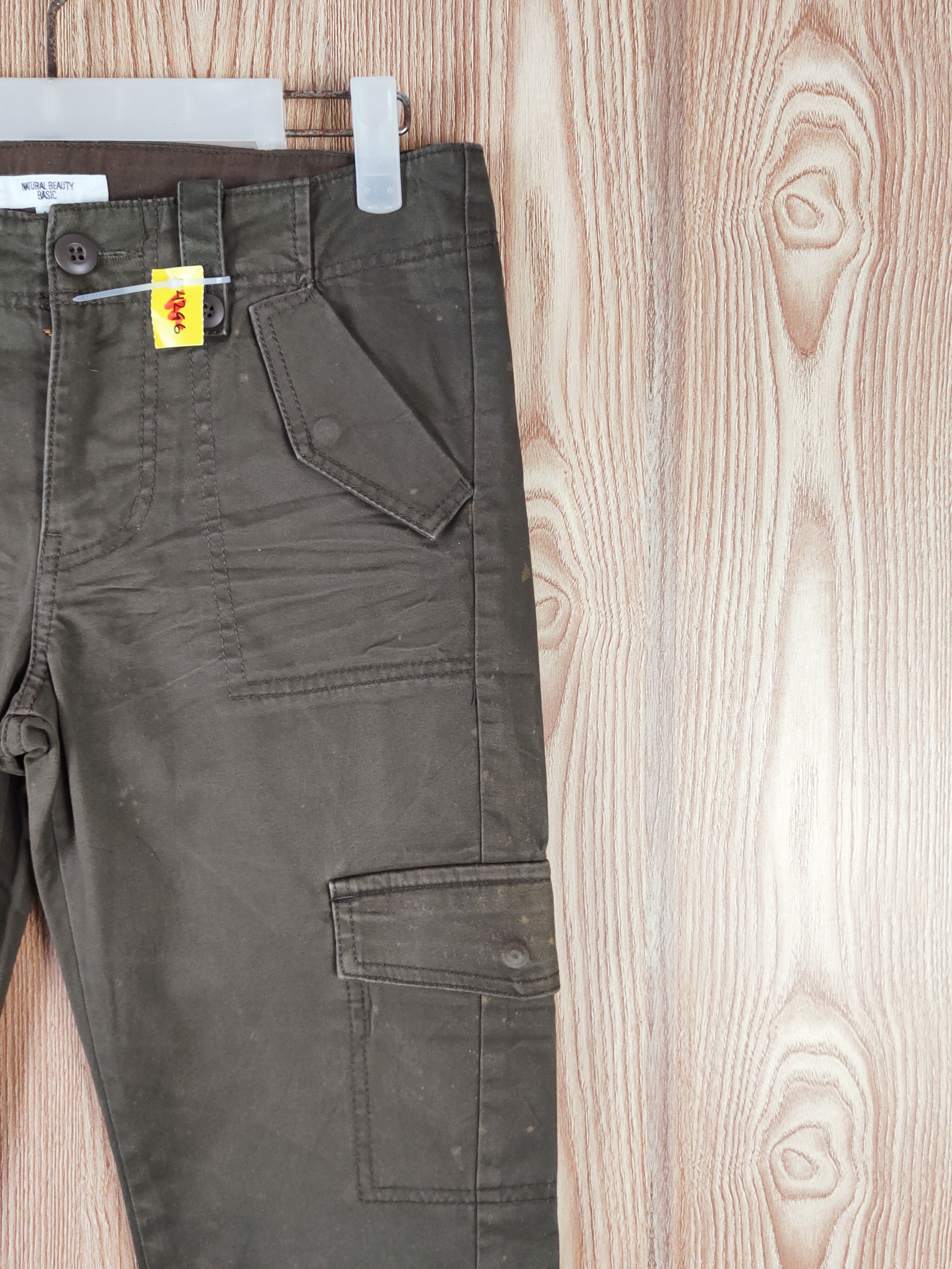 Japanese Brand Natural Beauty Dark Brown Multipocket Casual Pants #W320 Size 30" / US 8 / IT 44 - 5 Thumbnail