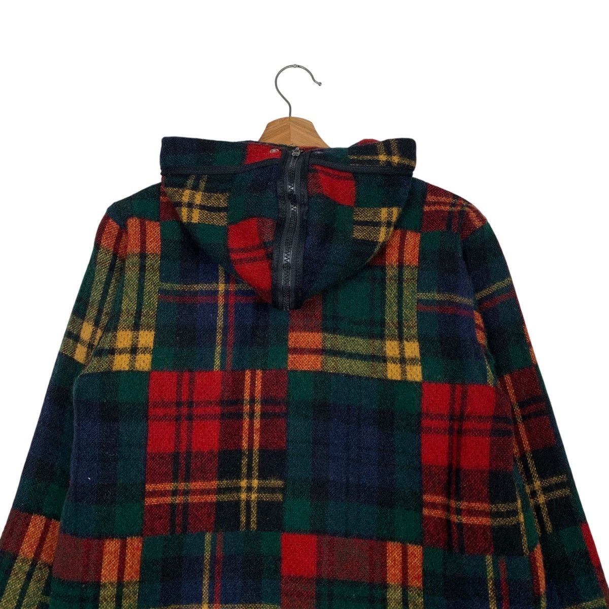 Johnson Woolen Mills Vintage 80s JOHNSON WOOLEN MILLS Plaid Wool Jacket 2704-C121 Size US M / EU 48-50 / 2 - 8 Thumbnail