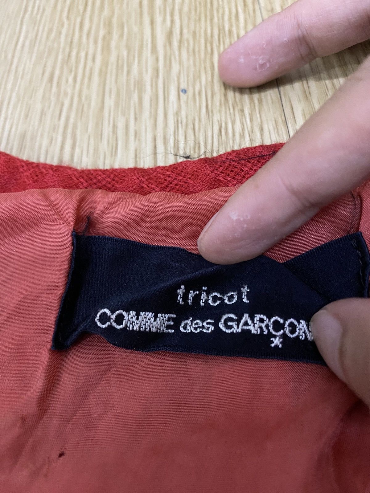 Comme des Garcons Tricot Comme des Garcons red dress Size S / US 4 / IT 40 - 8 Thumbnail
