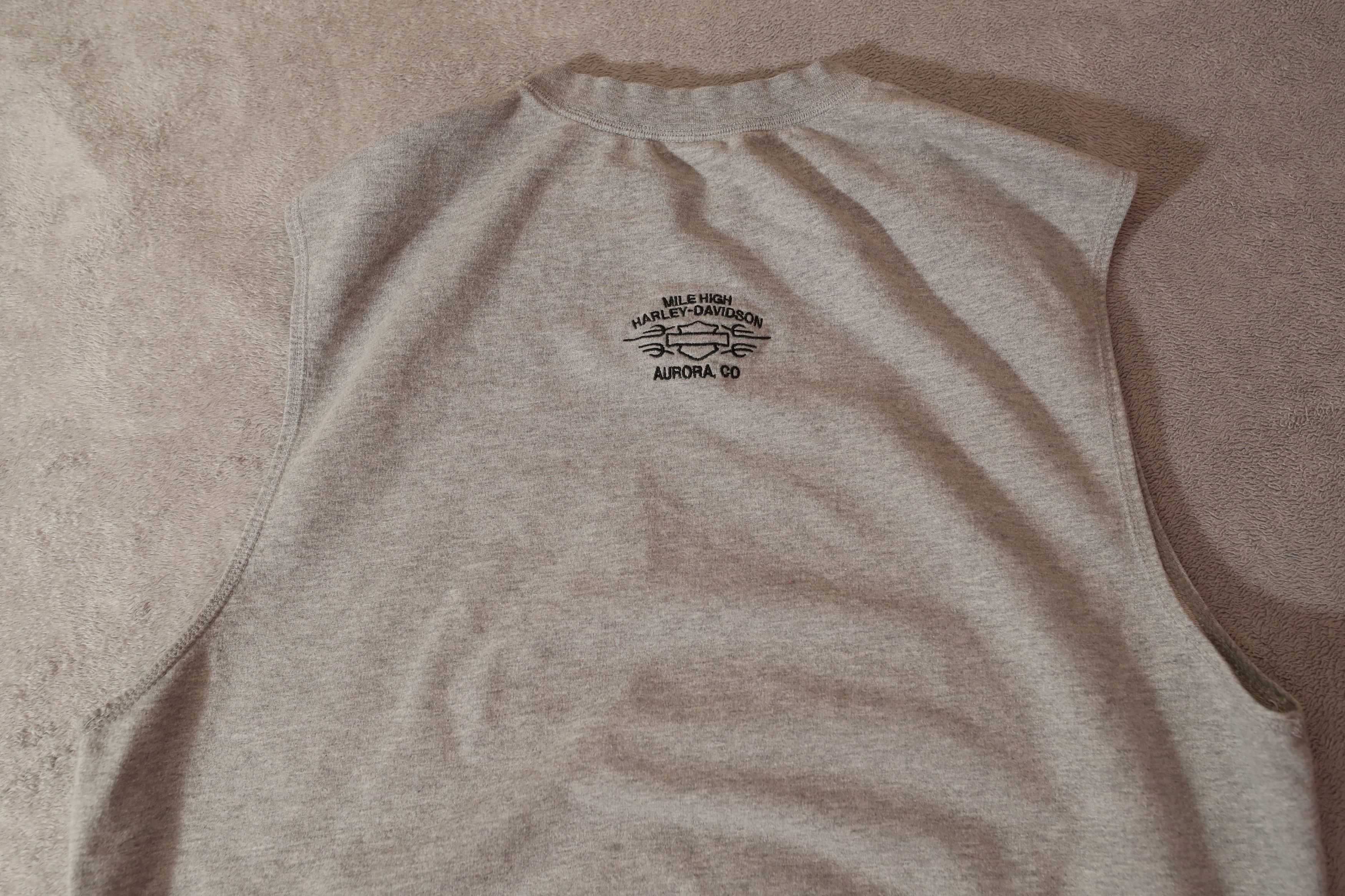 Harley Davidson Mile High Harley Davidson Aurora CO Cut Off Tee (L) Size US L / EU 52-54 / 3 - 10 Thumbnail