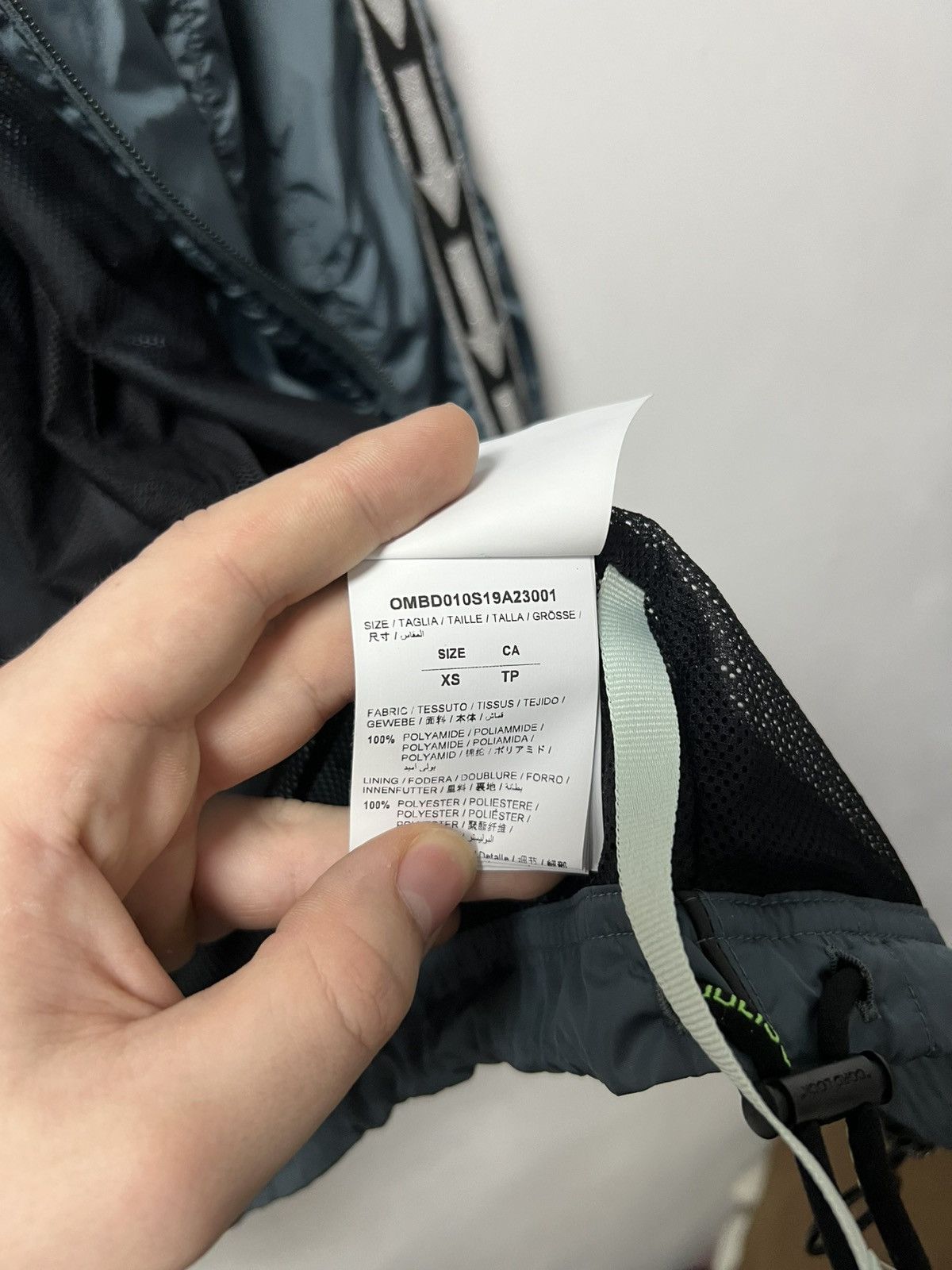 Off-White Off White Light Nylon Track jacket Size US S / EU 44-46 / 1 - 9 Thumbnail