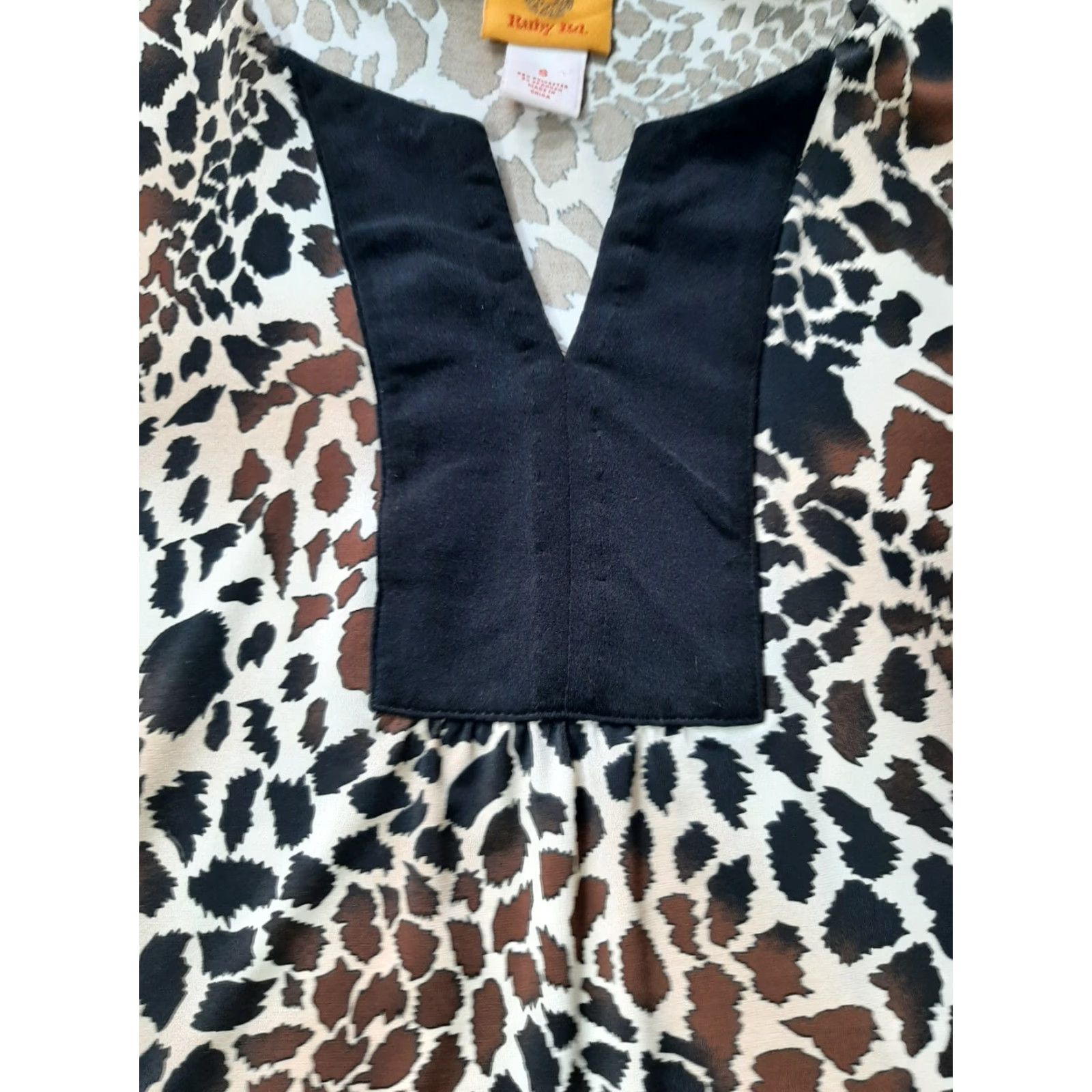 Vintage Ruby Rd Dress Womens Sleeveless Size S Small Animal Print Size S / US 4 / IT 40 - 2 Thumbnail