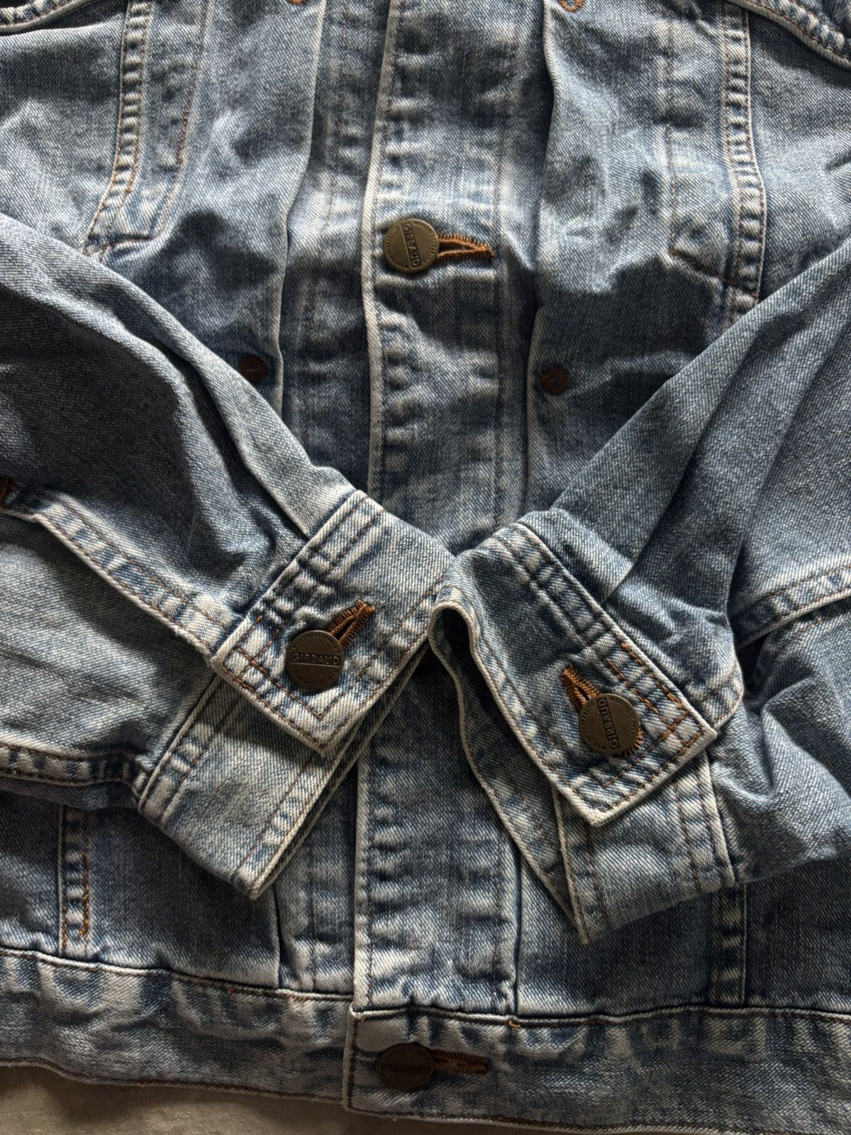 Marithe + Francois Girbaud vintage MARITHE FRANCOIS GIRBAUD MFG denim trucker jacket Size US XL / EU 56 / 4 - 8 Thumbnail
