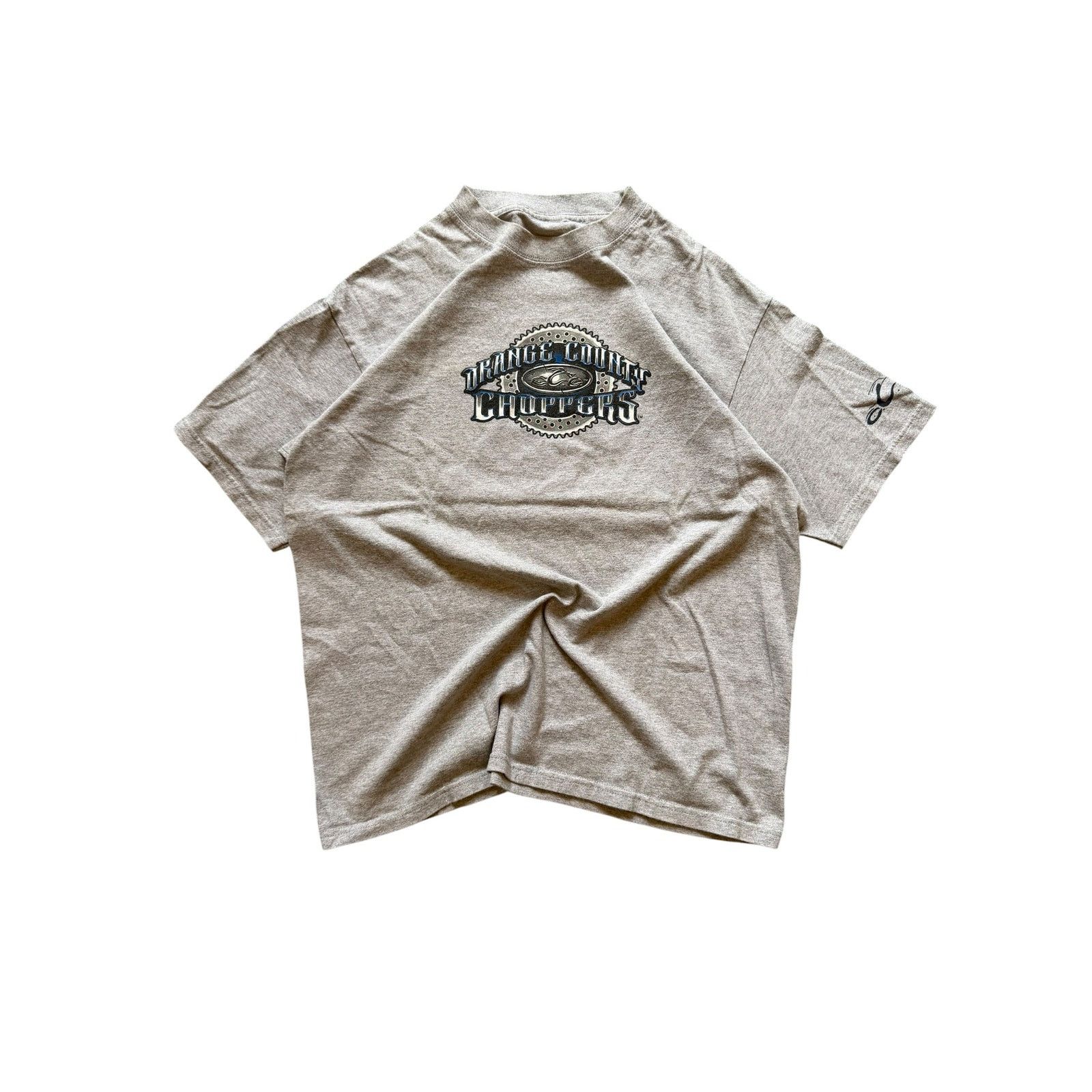 Vintage Vintage Orange County Choppers Gear & Tooth Logo Tee — Gray Size US L / EU 52-54 / 3 - 1 Thumbnail