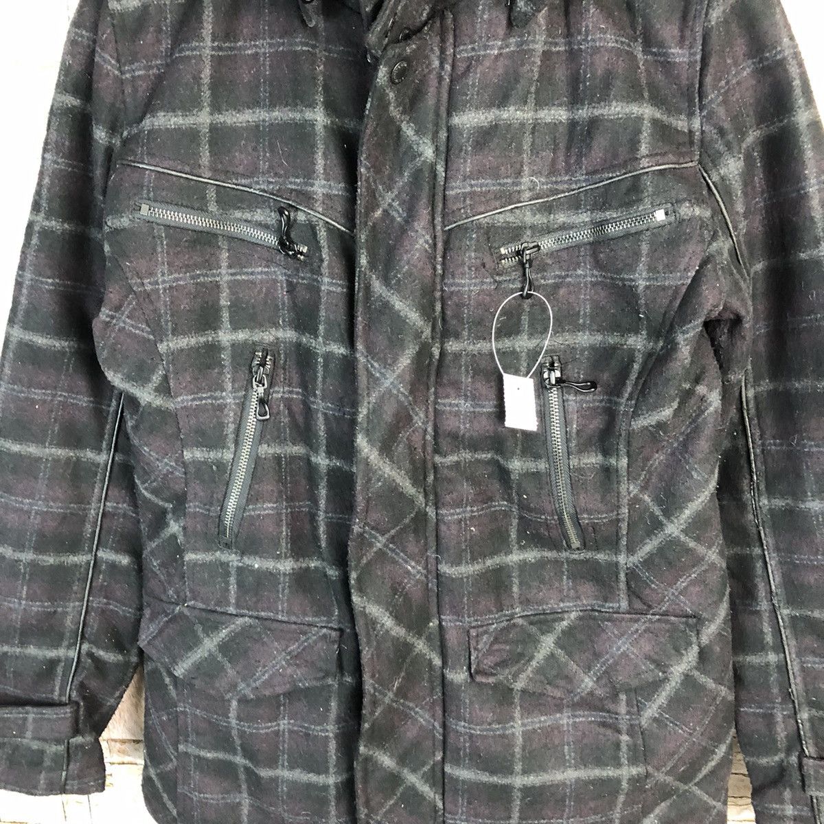 In The Attic In the Attic Black Hoodie Bombers Jacket #A388 Size US S / EU 44-46 / 1 - 6 Thumbnail