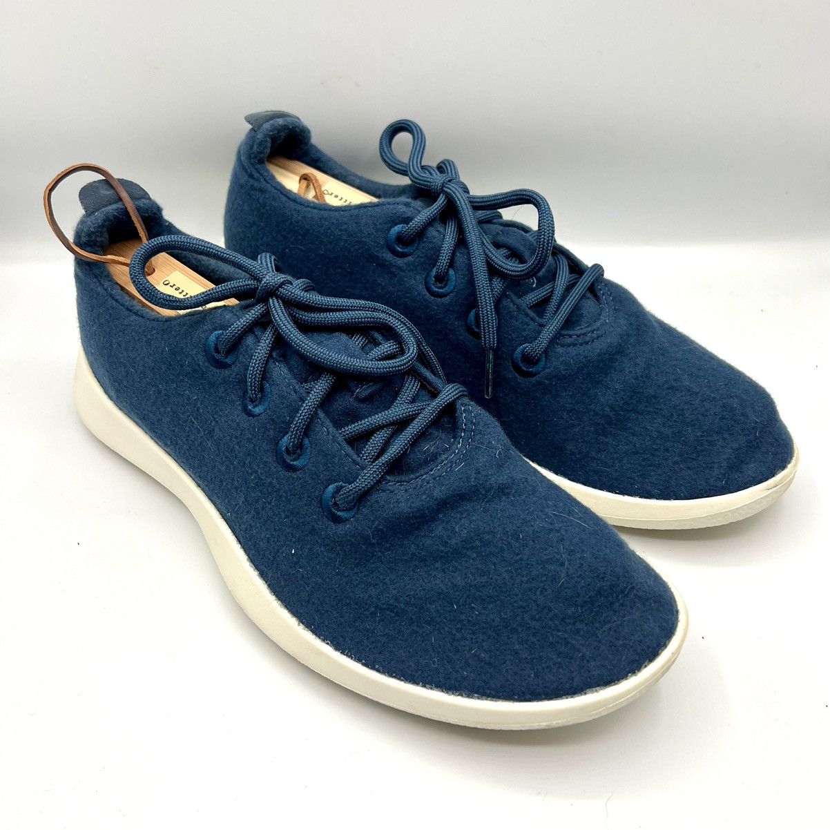 Allbirds Allbirds Merino Wool Runners Blue Comfort Walking Shoes Size US 10 / EU 43 - 3 Thumbnail