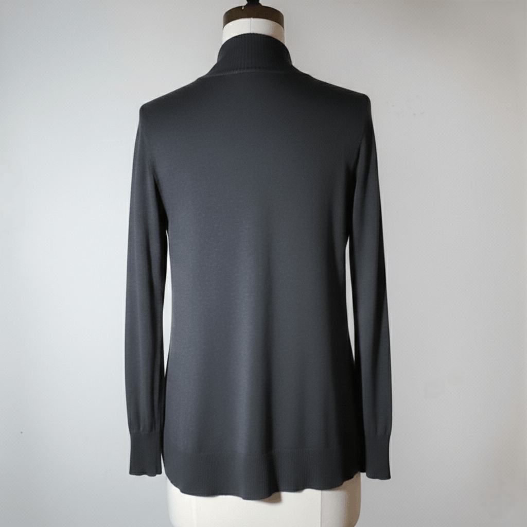 Other Cielo Size S/M Cardigan Charcoal Open Front Sweater Size M / US 6-8 / IT 42-44 - 2 Thumbnail