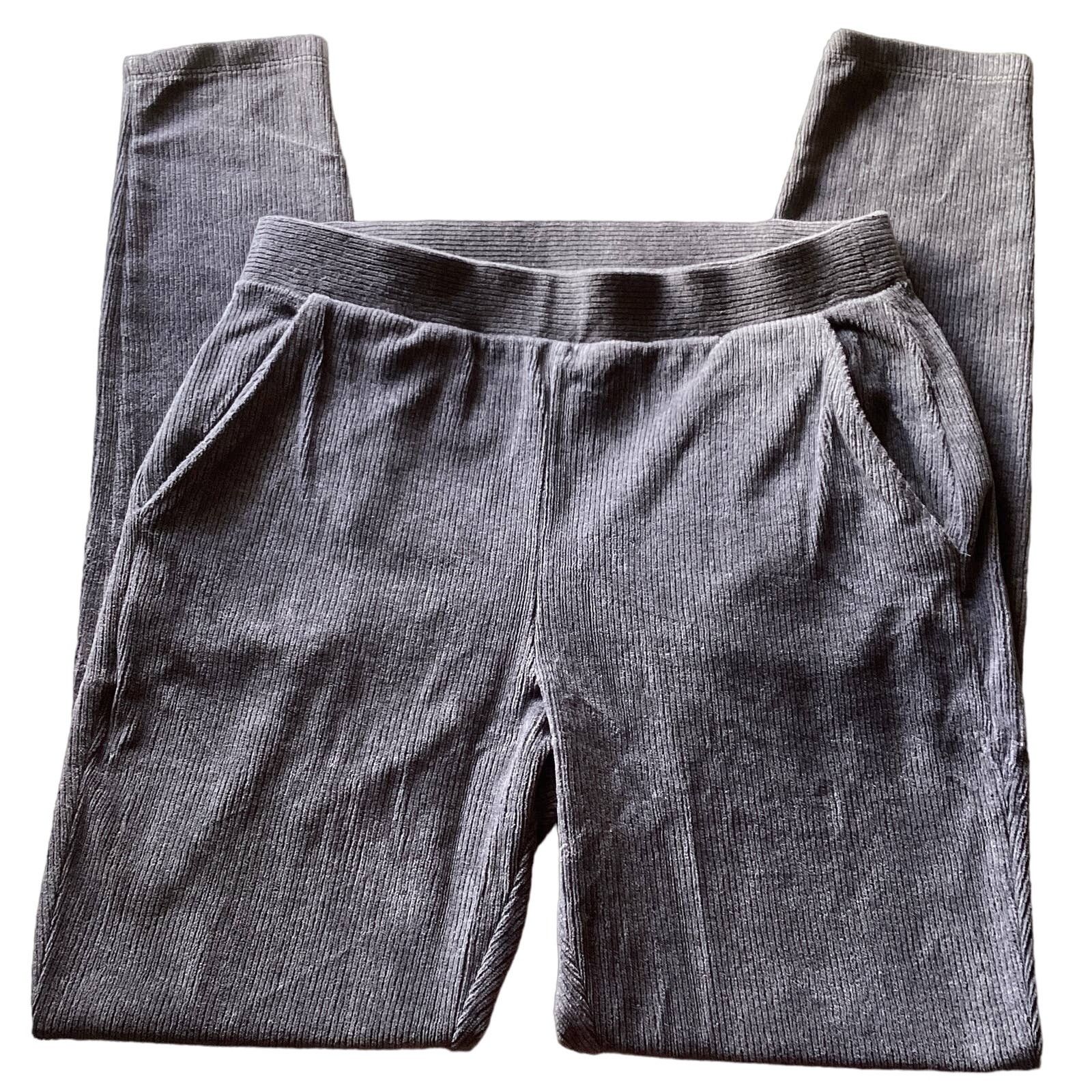 Lands' End Lands End Women's Gray Sport Cord Leggings XS Size 26" / US 2 / IT 38 - 3 Thumbnail