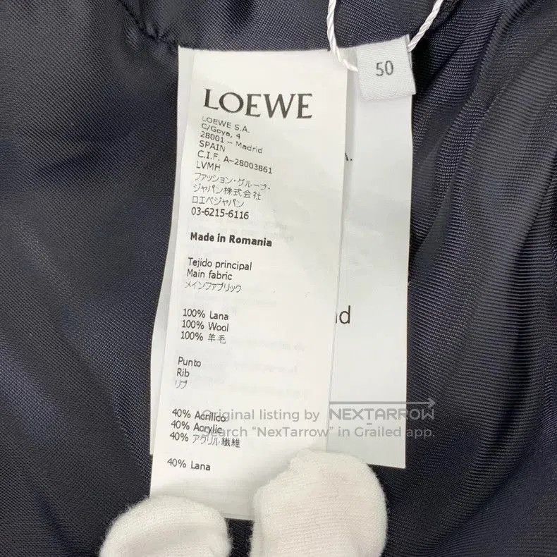 Loewe Loewe Colorblock Wool Baseball Jacket. Size US L / EU 52-54 / 3 - 6 Thumbnail