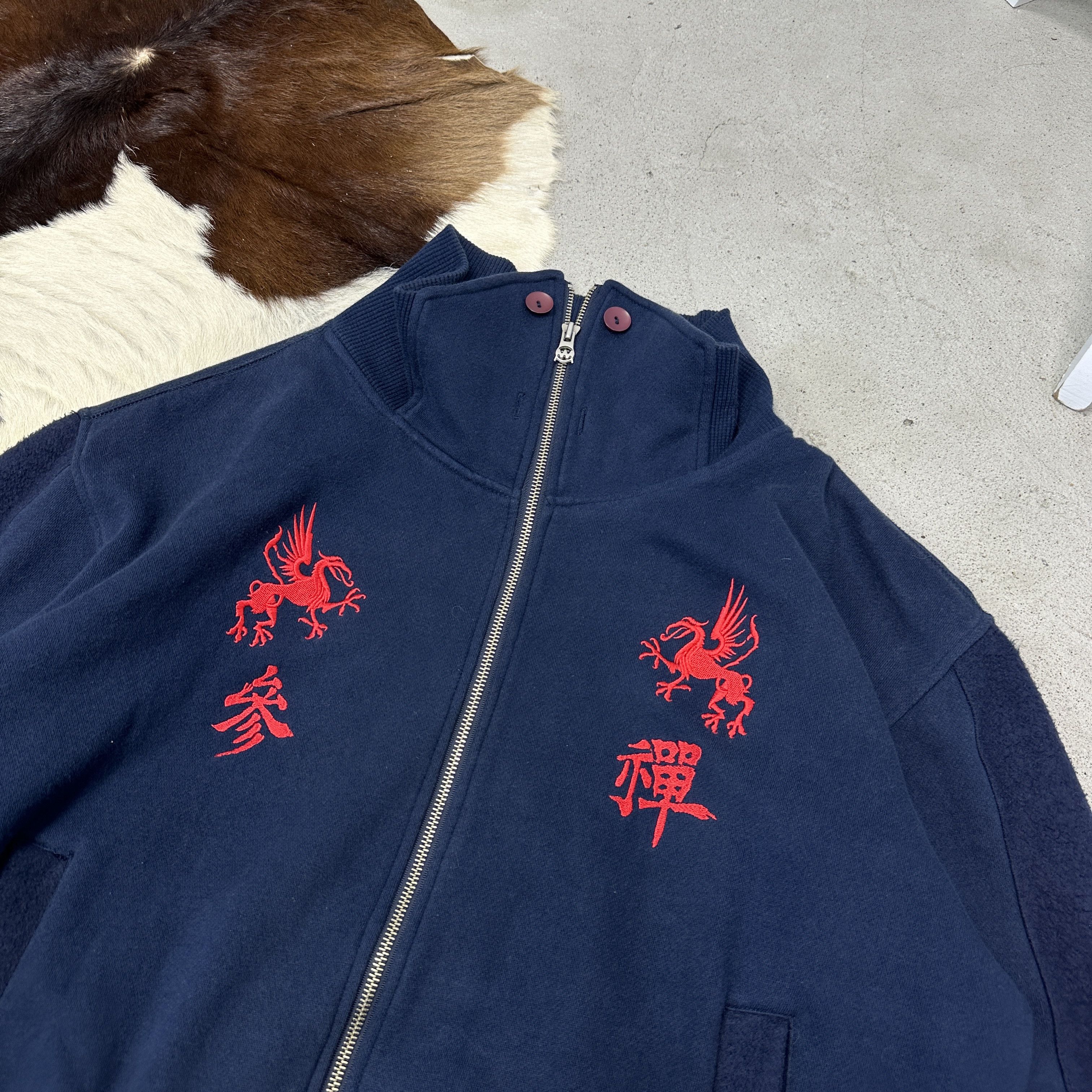 Vintage Vintage Streetwear Sporty Chinese HipHop Zip Sweatshirt Y2K Size US M / EU 48-50 / 2 - 5 Thumbnail