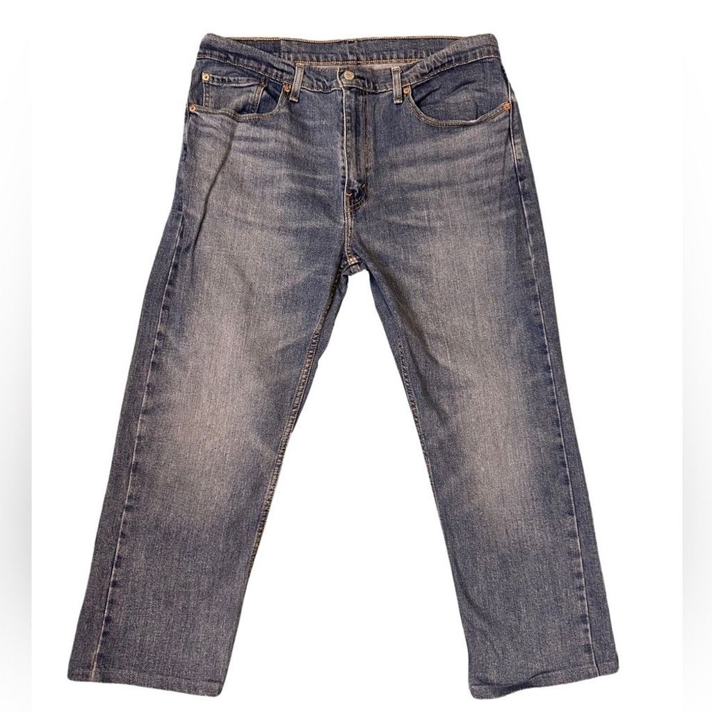 Levi's LEVI’s 505 Straight Leg Fit Blue Men’s Size 36. Size US 36 / EU 52 - 1 Thumbnail