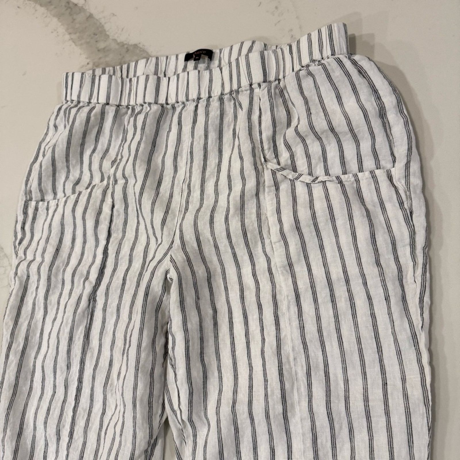 Quince Quince 100% European Linen Tapered Ankle Pants Women’s XL Size 38" / US 16 / IT 52 - 8 Thumbnail