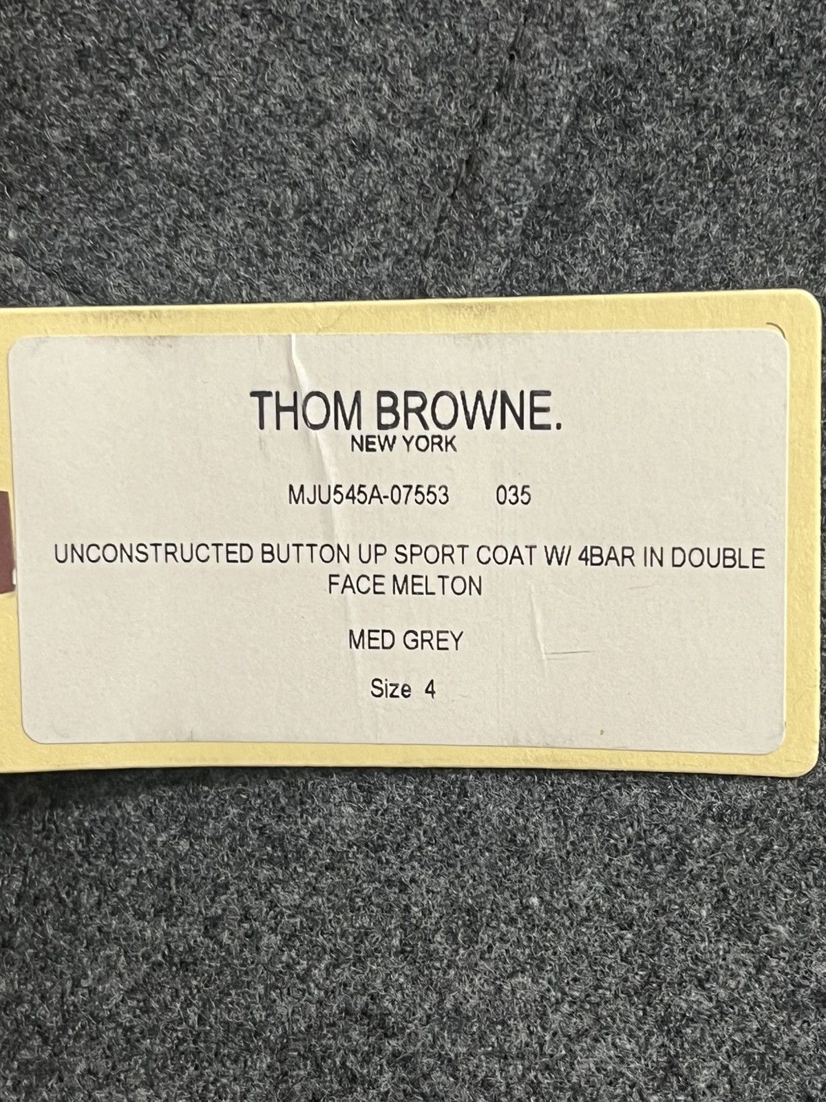 Thom Browne Thom Browne 4 Bar Unconstructed Sport Jacket Sz 4 Size US XL / EU 56 / 4 - 2 Thumbnail